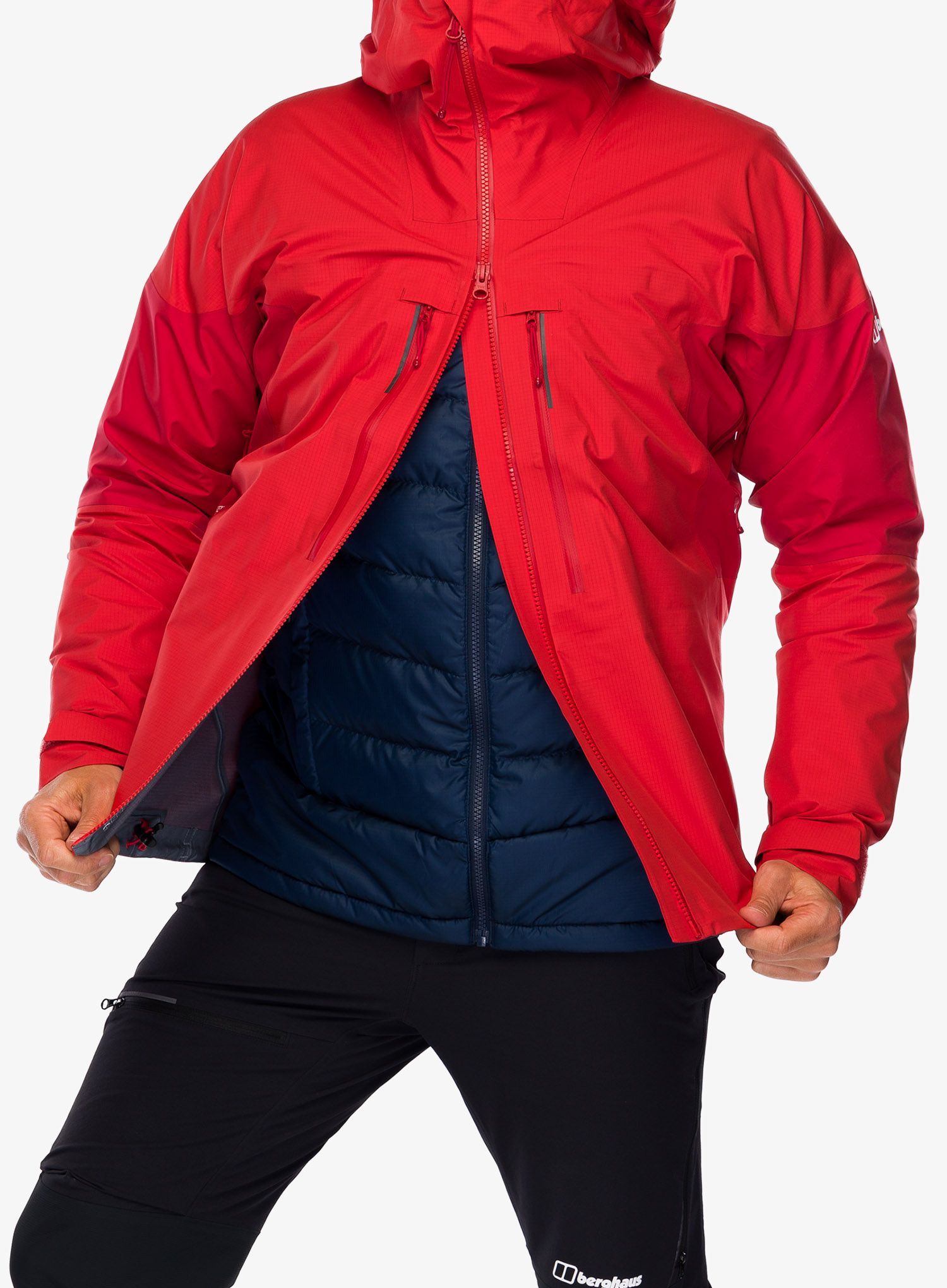 GORE TEX jakna Berghaus MTN Guide Alpine Pro Jacket - goji berry/red
