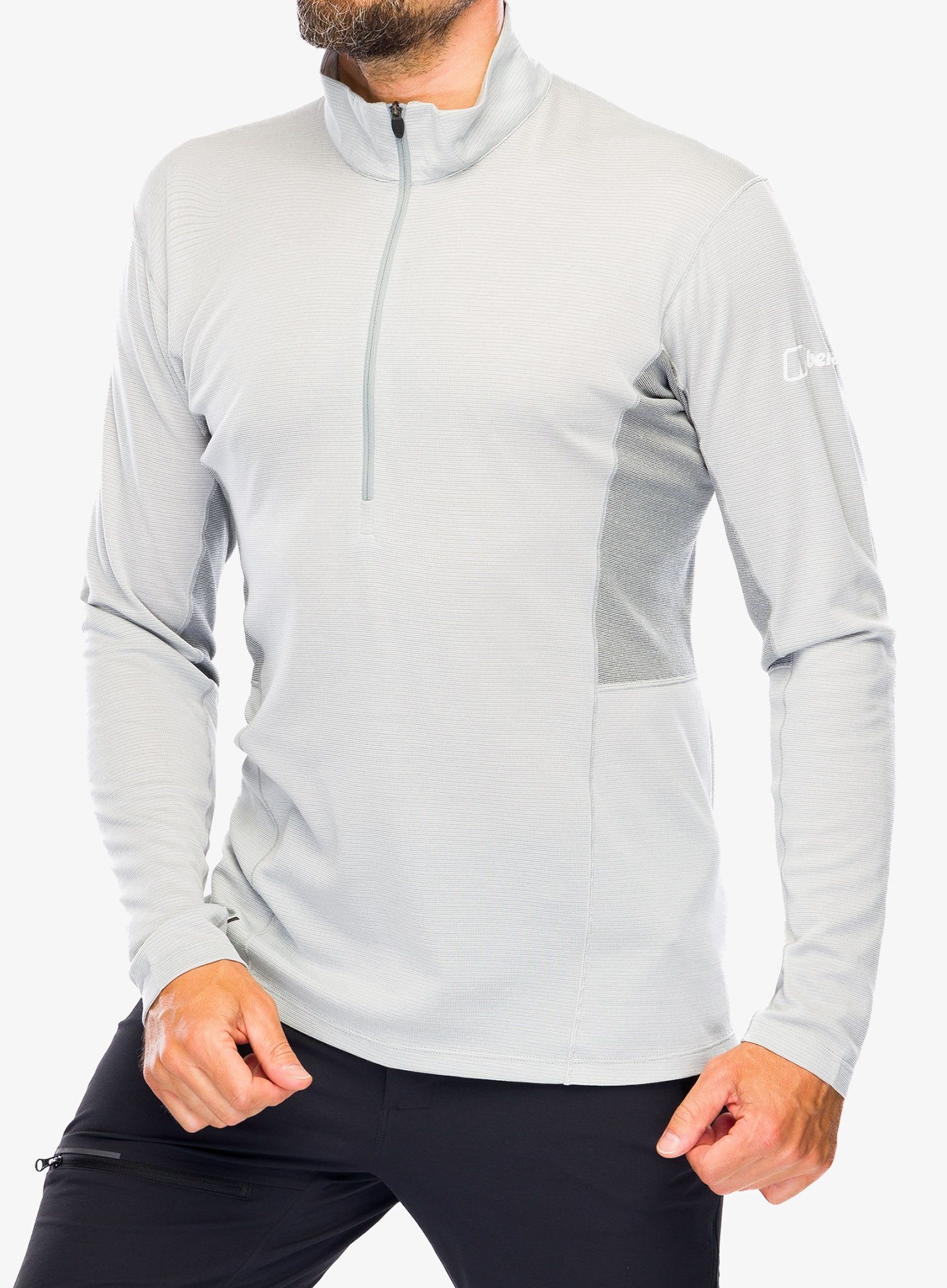 Dukserica Berghaus MTN Guide LS HZ - monument/jet black