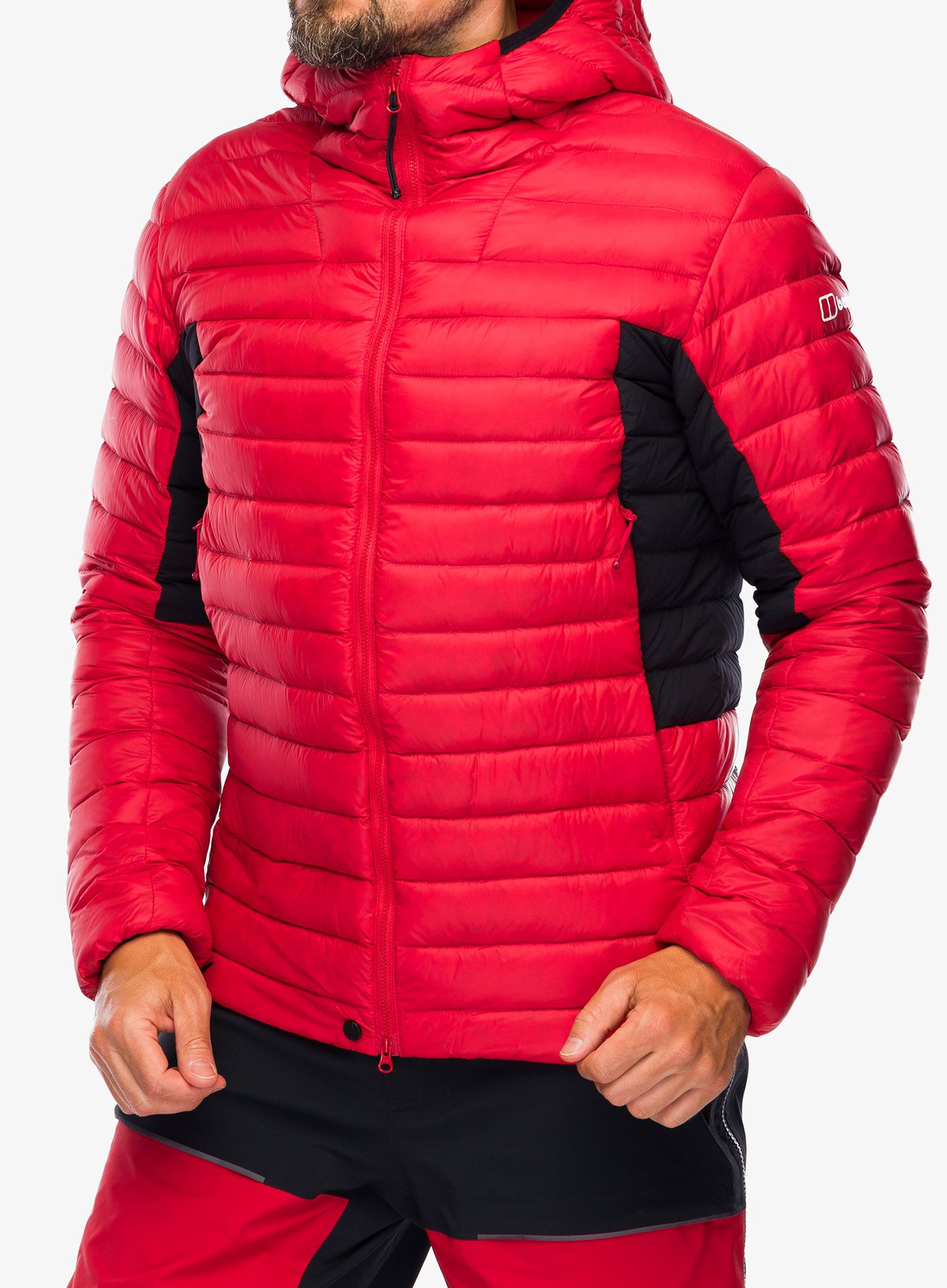 Pernata jakna Berghaus MTN Seeker MW Down Hoody - goji berry/jet black