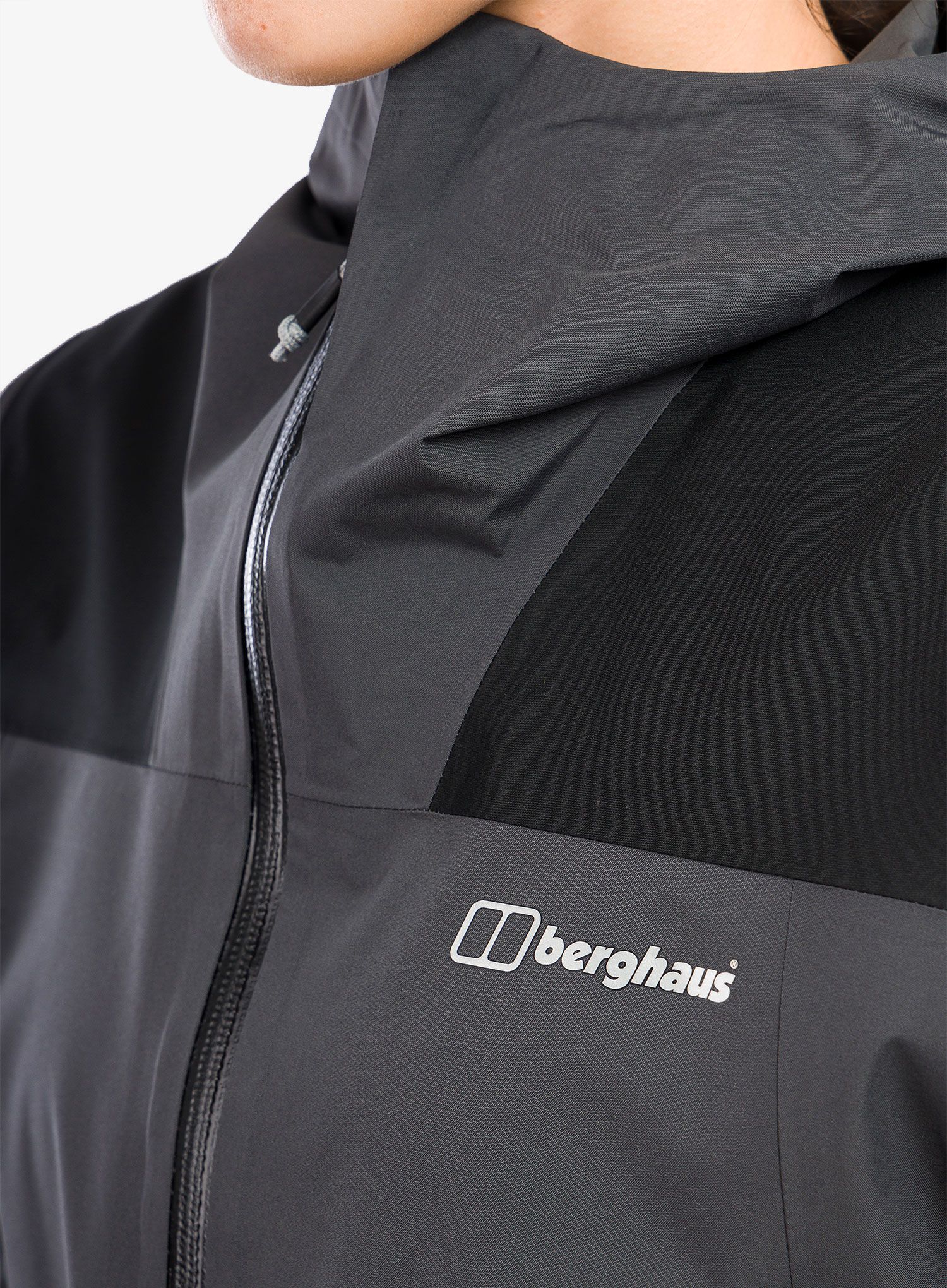 Ženska kišna jakna Berghaus Paclite Dynak Shell Jacket - af grey/black
