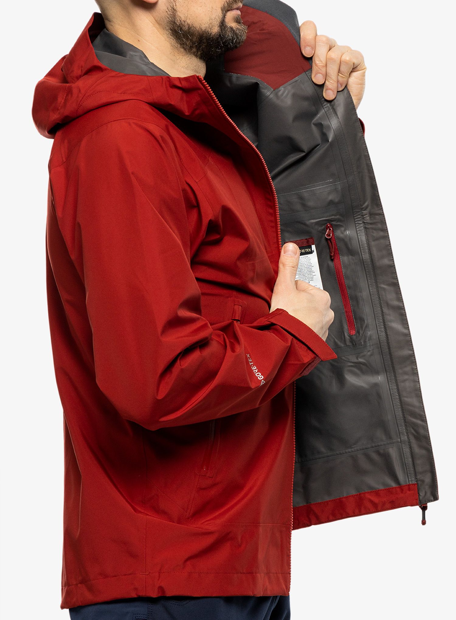 GORE TEX jakna Berghaus Paclite Peak Vent Shell - red/dahlia