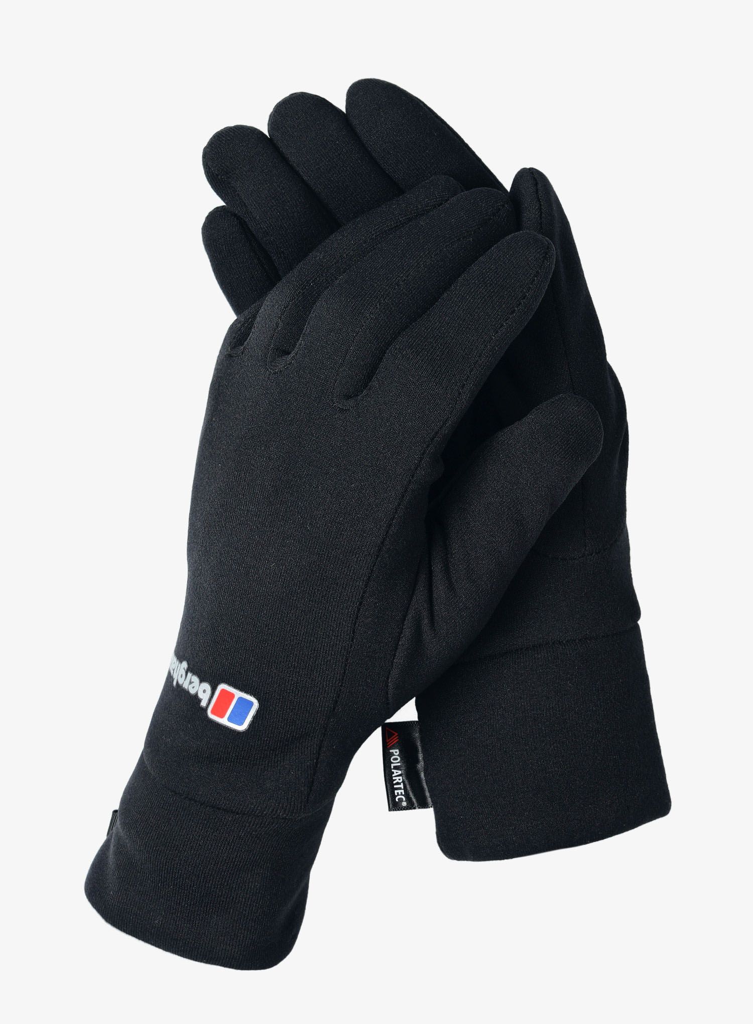 Rukavice od flisa Berghaus Power Stretch Glove - black/black