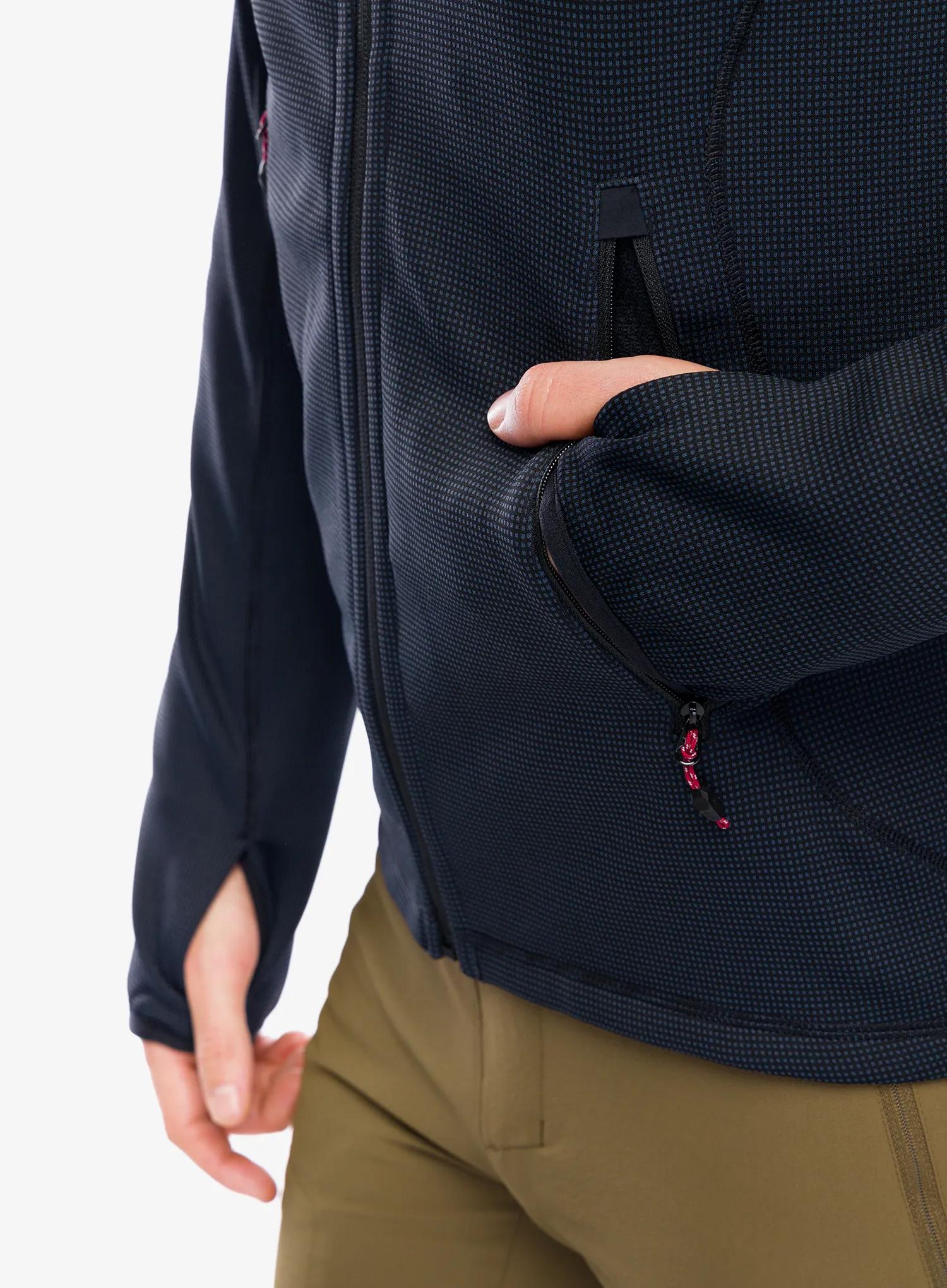 Jakna od flisa Berghaus Pravitale MTN 2.0 Hooded Jacket - carbon/black