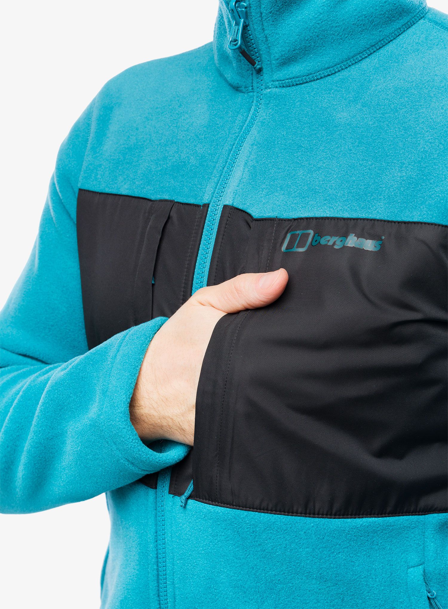 Dukserica na otkopčavanje Berghaus Prism Guide IA Jacket - jungle jewel/jet black