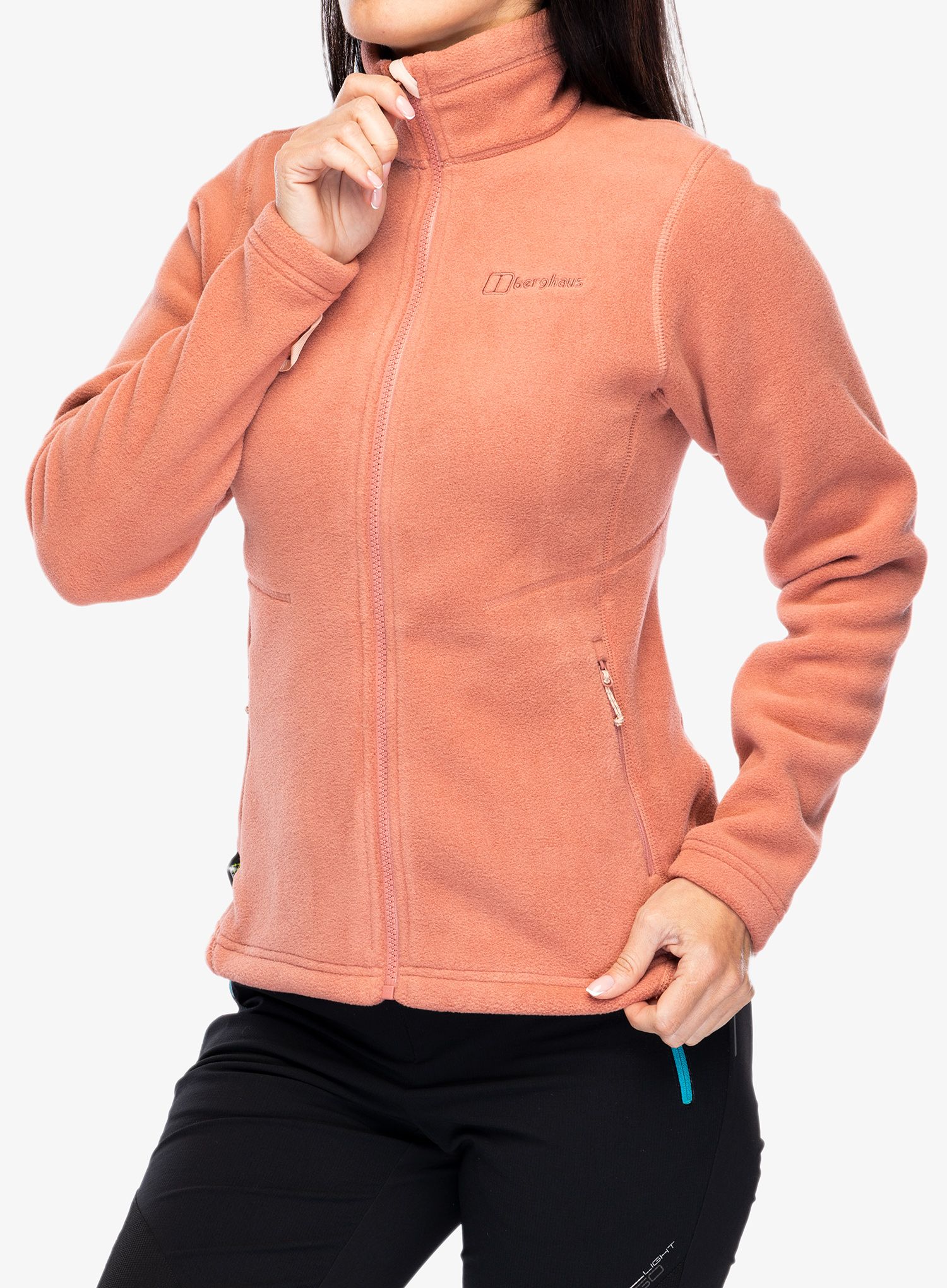 Ženska jakna od flisa Berghaus Prism PT InterActive Jacket - ashed rose