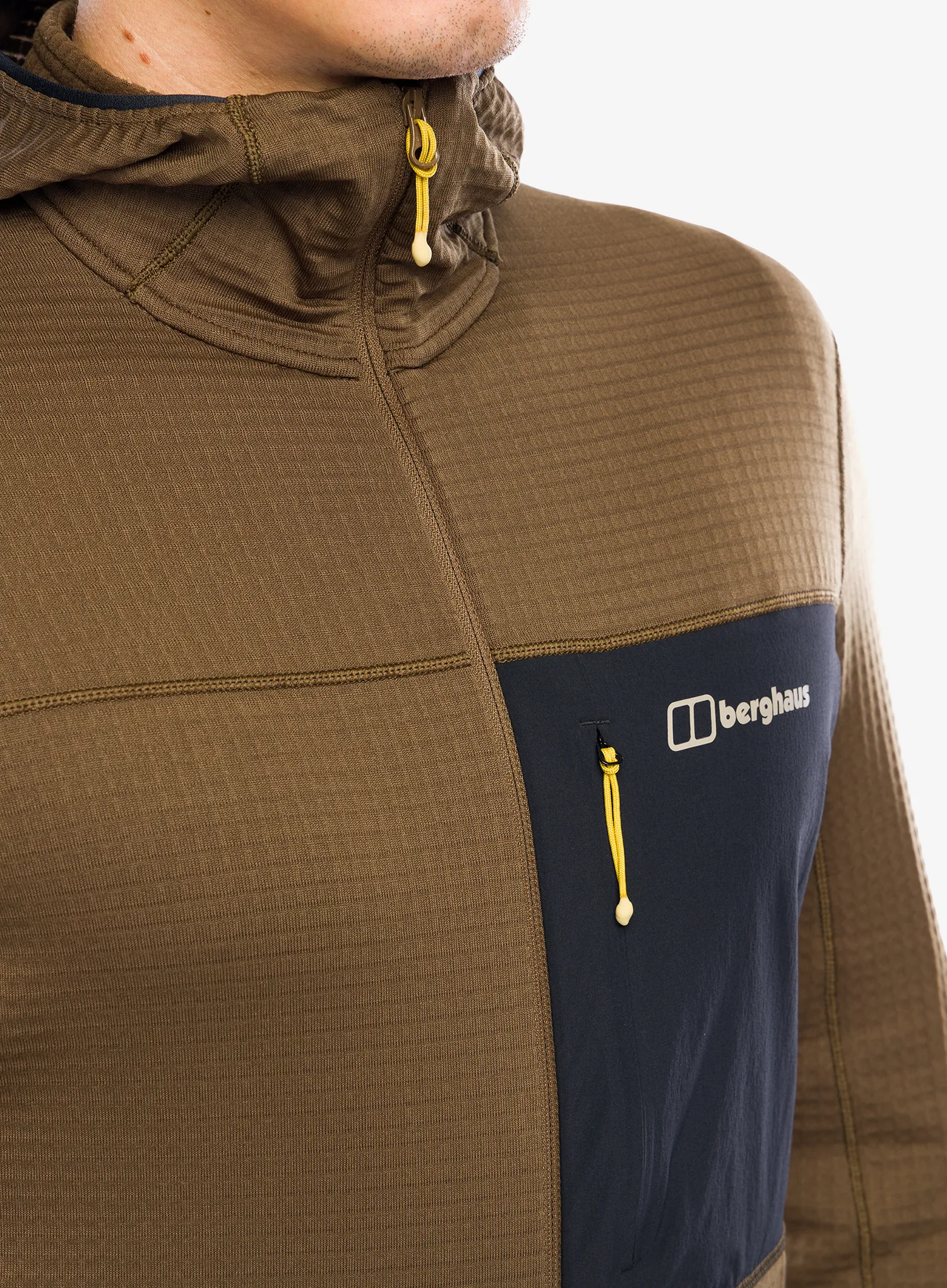 Dukserica na otkopčavanje Berghaus Ridge-Hiker Hoody - bark/jet black