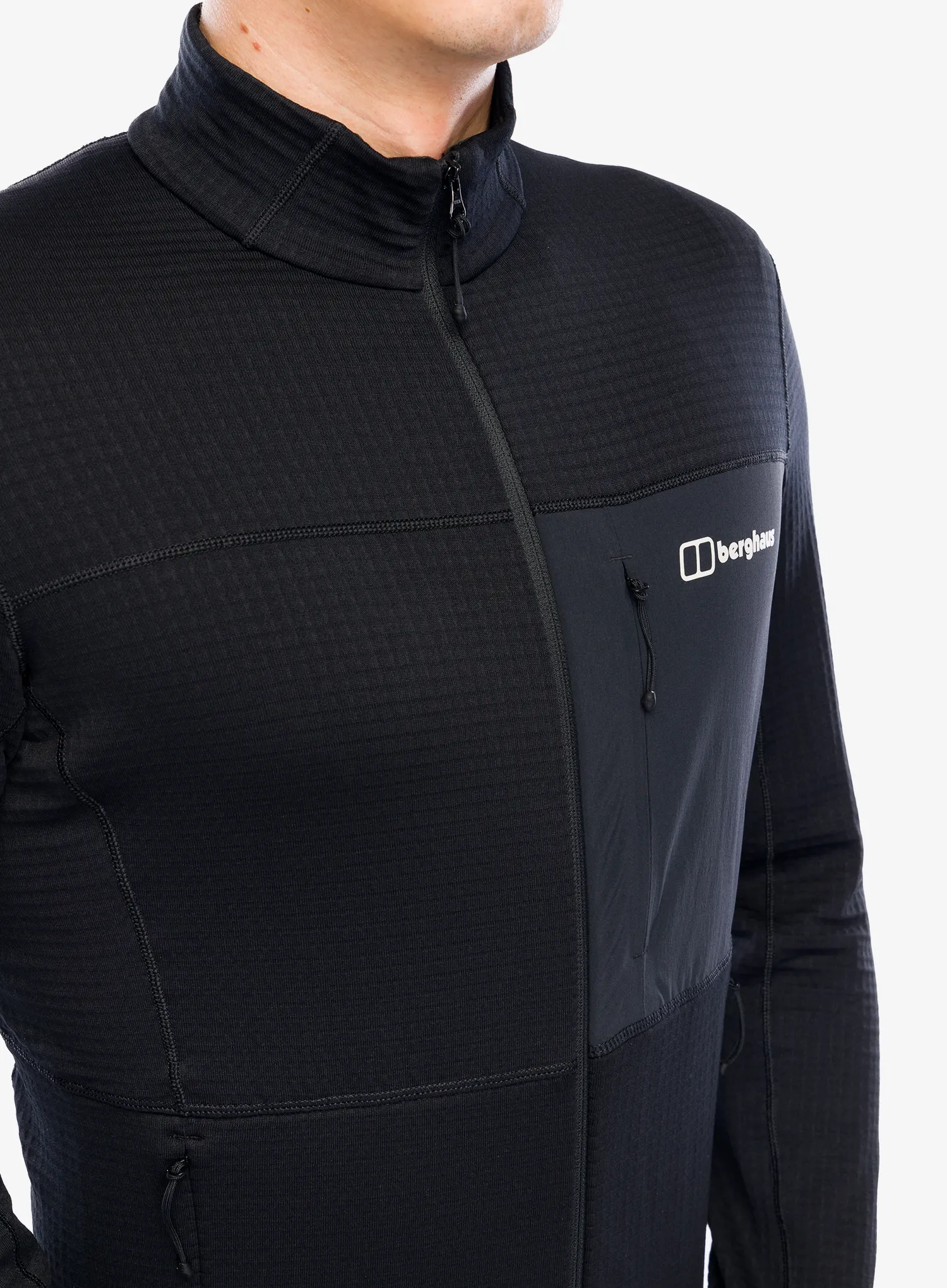 Dukserica od flisa Berghaus Ridge-Hiker Jacket - black/black