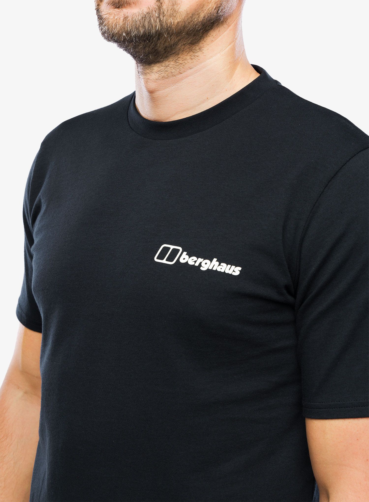 Majica s tiskom Berghaus Seek Wonder Silhouette SS Tee - black