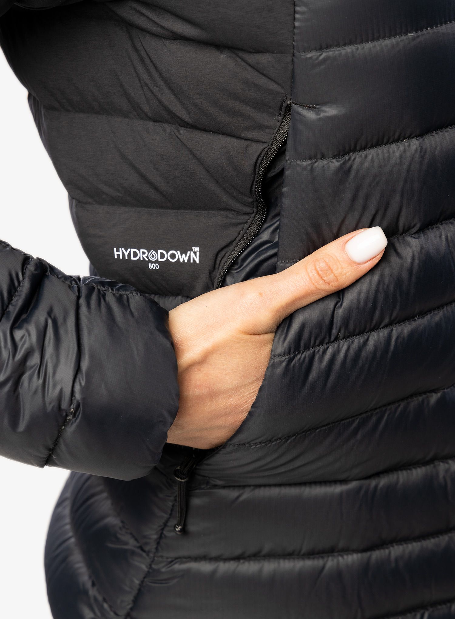 Ženska perjana jakna Berghaus Seeker MW Down Hoody - black/black