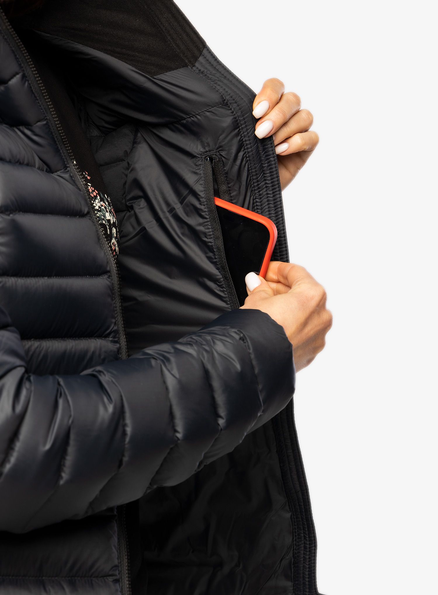 Ženska perjana jakna Berghaus Seeker MW Down Hoody - black/black