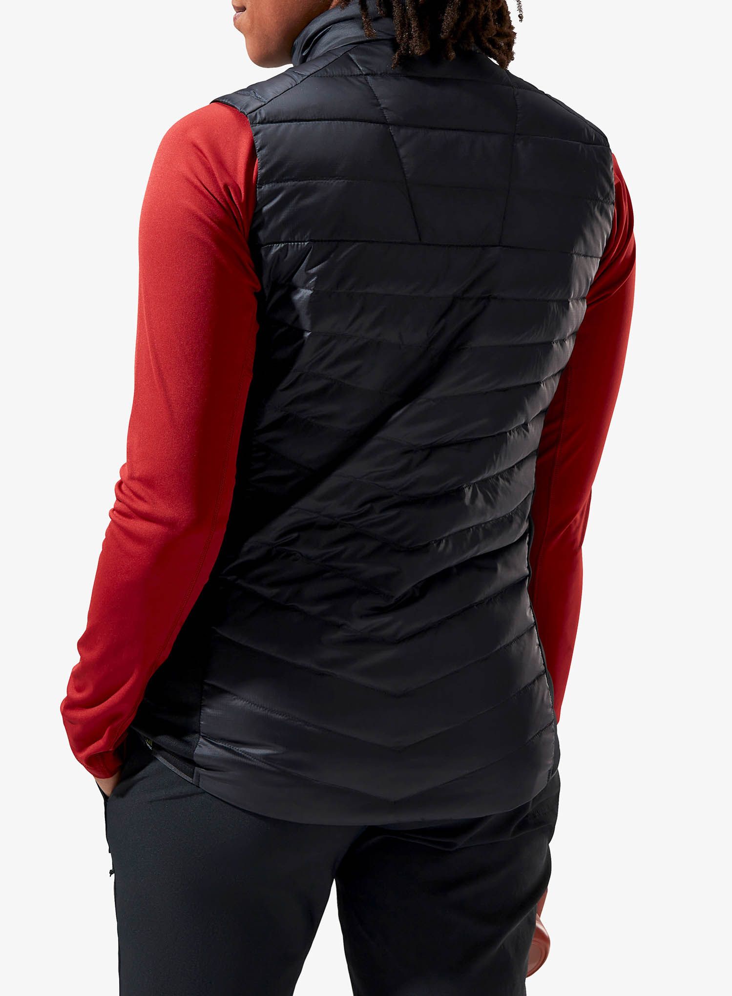 Ženski perjani prsluk Berghaus Tephra Stretch Reflect 2.0 Vest - black