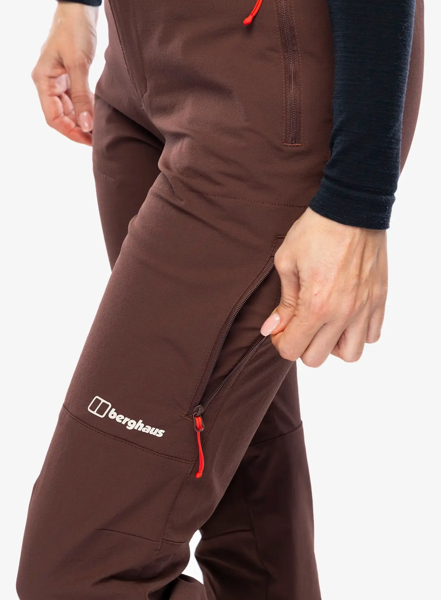 Ženske planinarske hlače Berghaus Trail-Explorer Pant - cedar brown