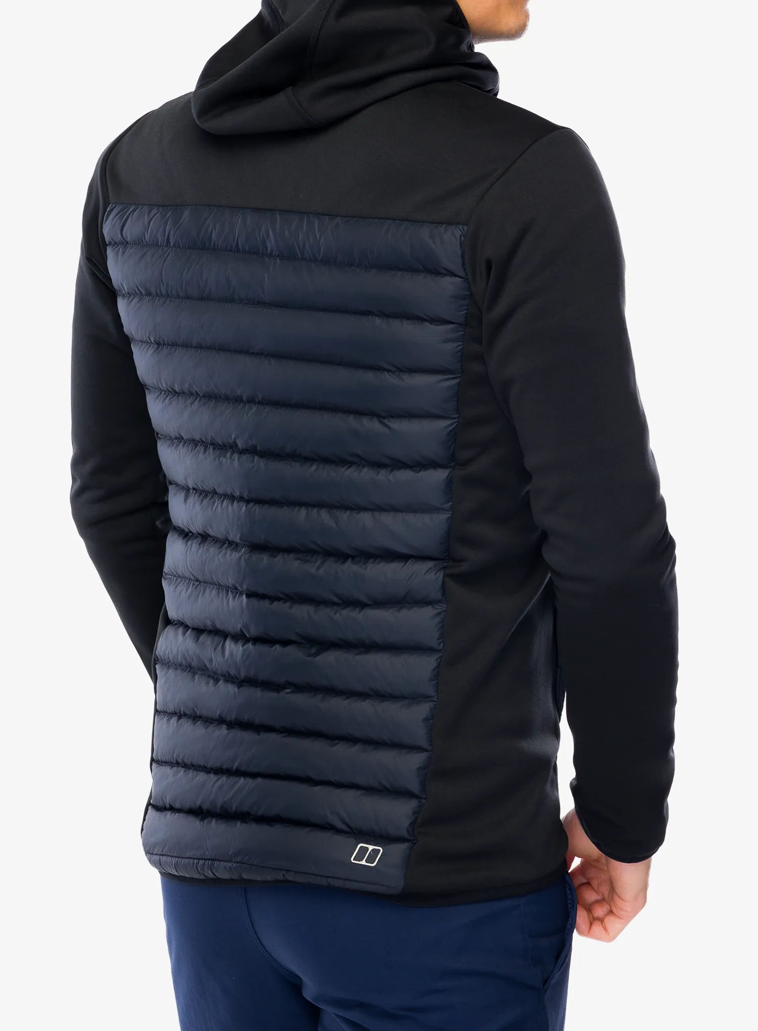 Hibridna jakna Berghaus Vaskye Hooded Hybrid Jacket - black/black