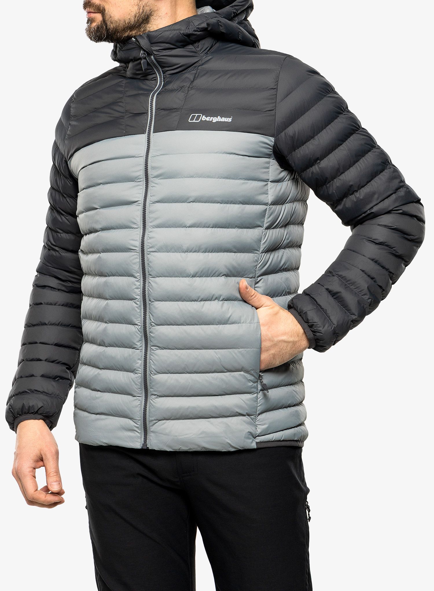 Jakna s postavom Berghaus Vaskye Jacket - monument/grey