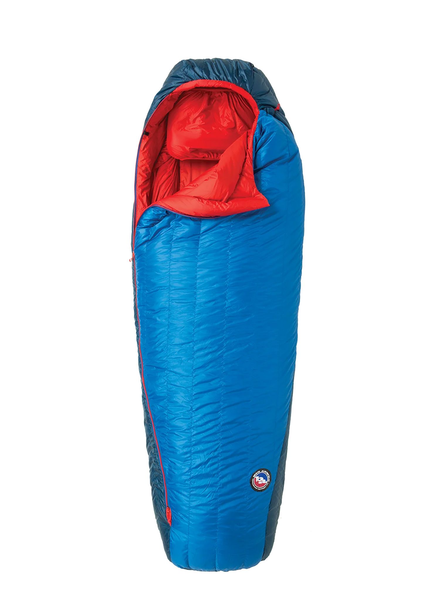 Vreća za spavanje Big Agnes Anvil Horn 15 (183 cm) Regular Left - blue/red