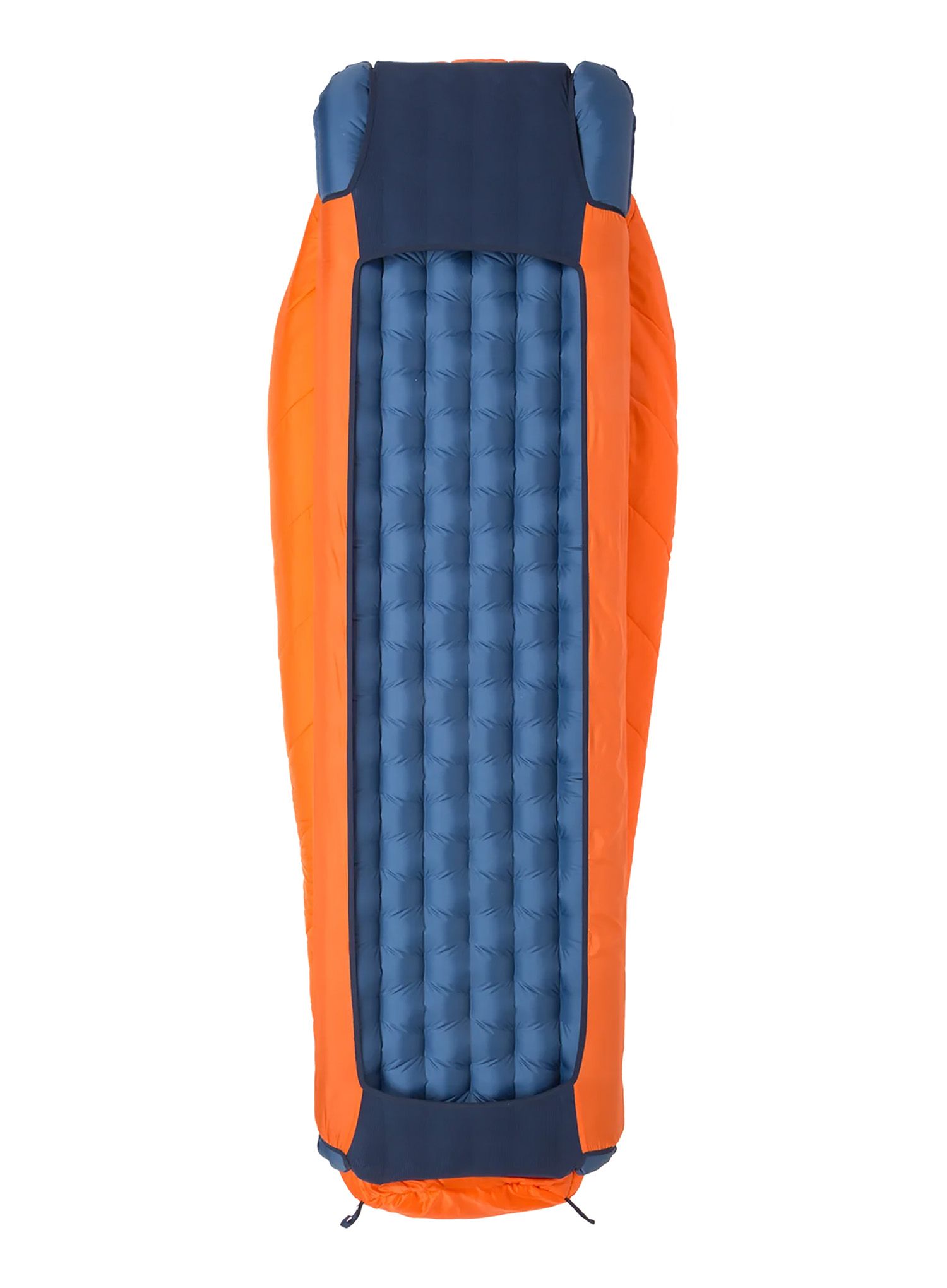 Sintetička vreća za spavanje Big Agnes Lost Dog 15 (198 cm) Long Left - orange/navy