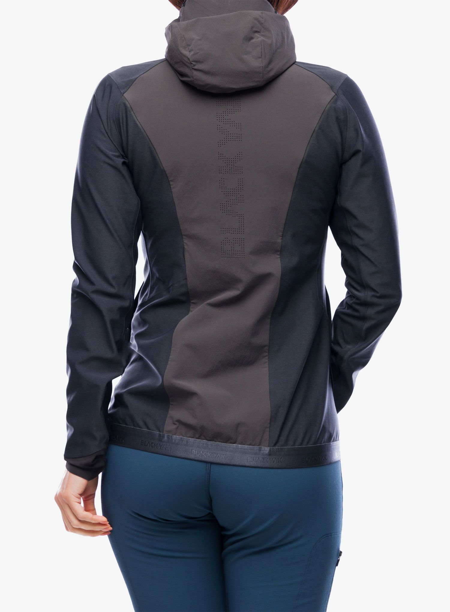 Ženska softshell jakna BlackYak Dangi Hoody - phantom