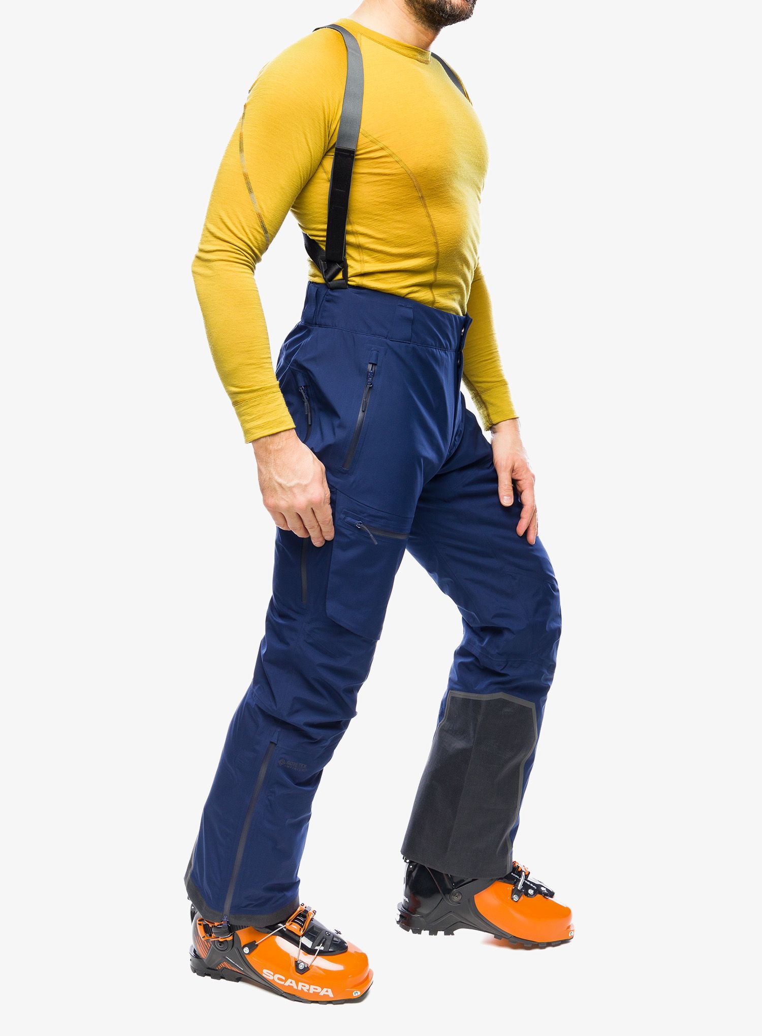Hlače za turno skijanje BlackYak Mahal Pants - medieval blue