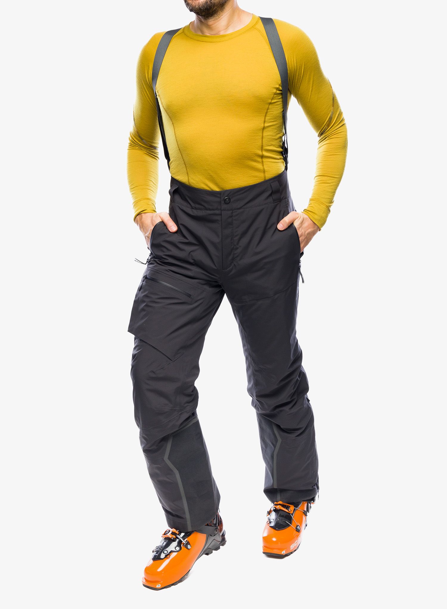 Hlače za turno skijanje BlackYak Mahal Pants - phantom