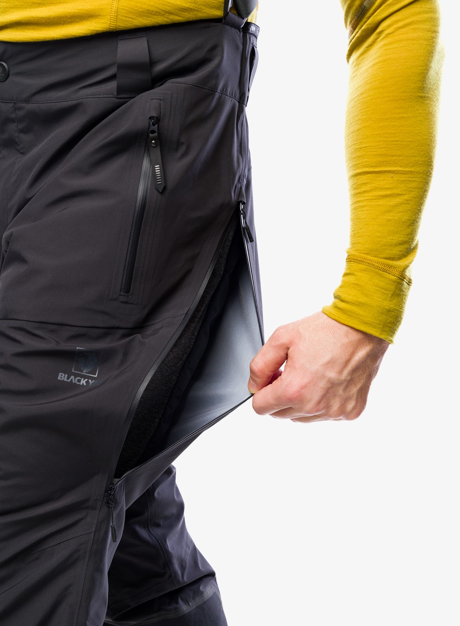 Hlače za turno skijanje BlackYak Mahal Pants - phantom