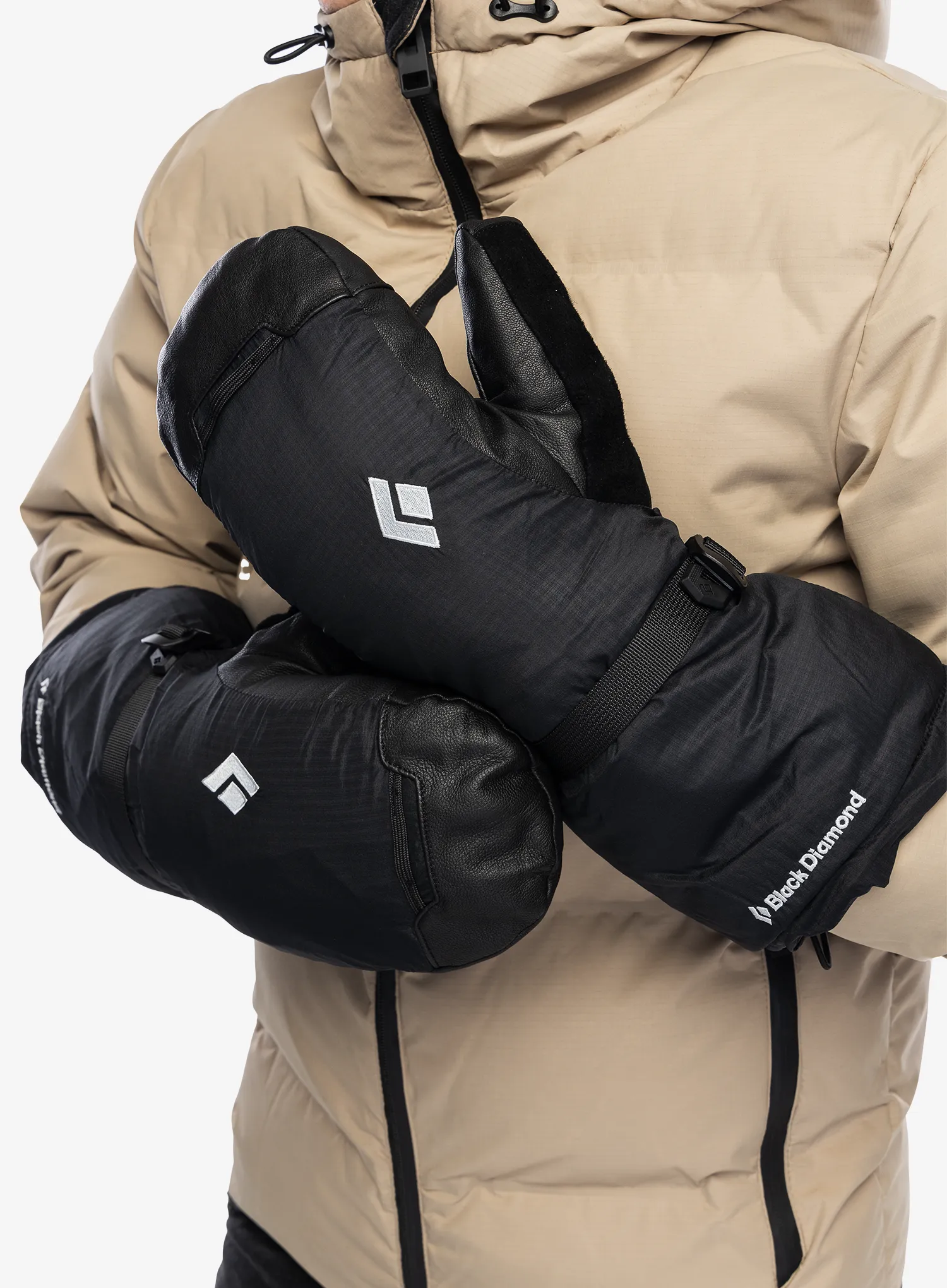 Rukavice Black Diamond Absolute Mitts - black/black