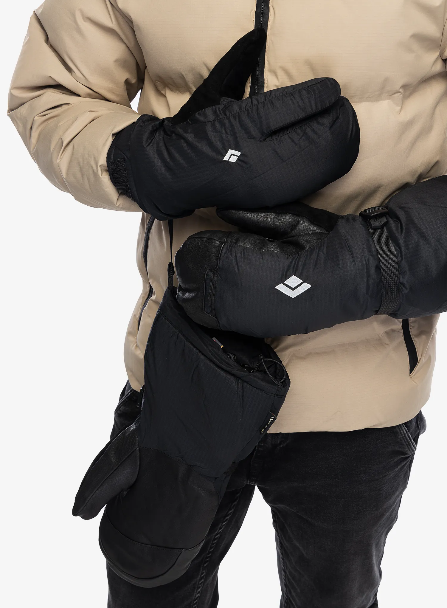 Rukavice Black Diamond Absolute Mitts - black/black