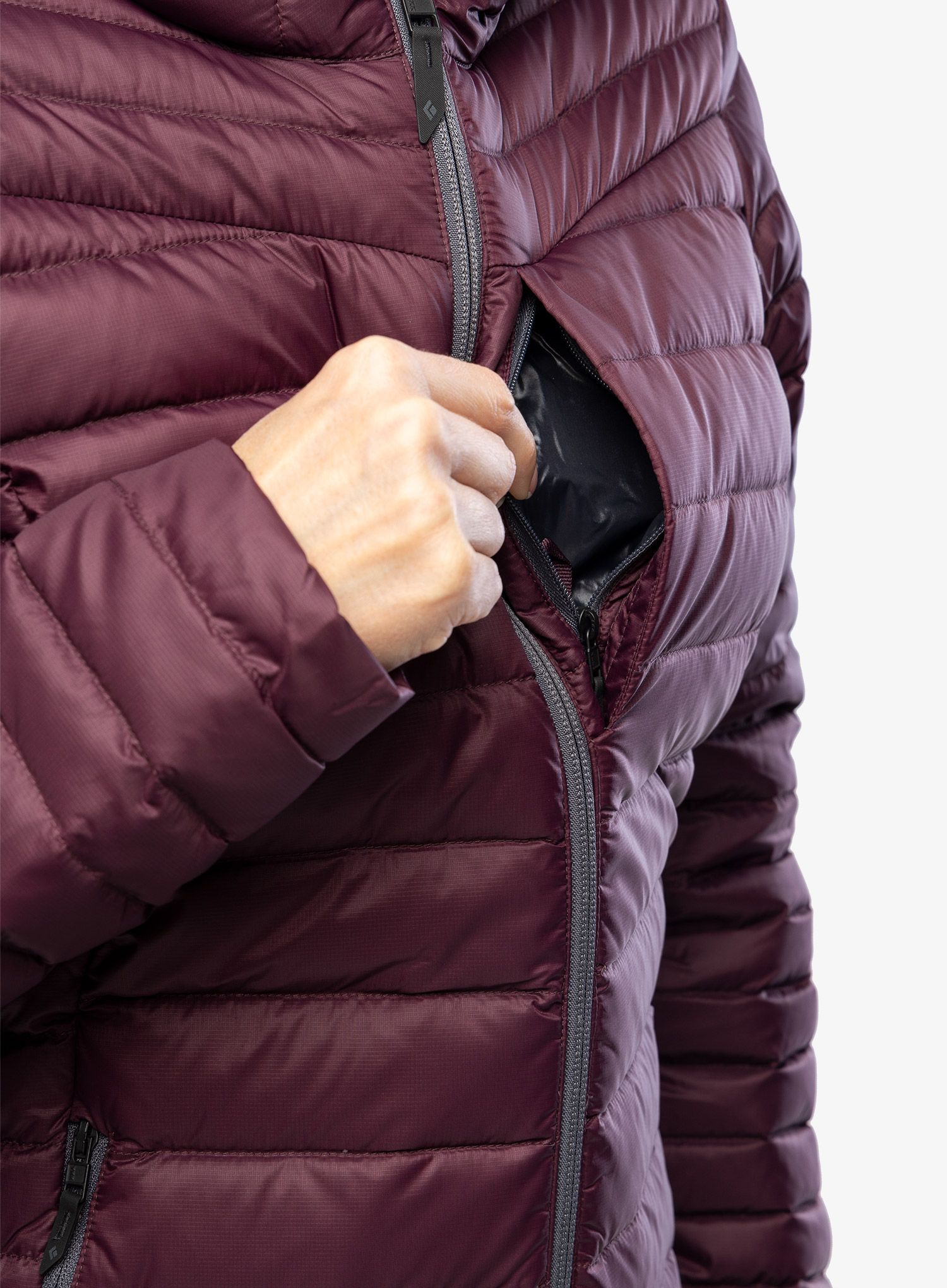Ženska jakna Black Diamond Access Down Hoody - bordeaux