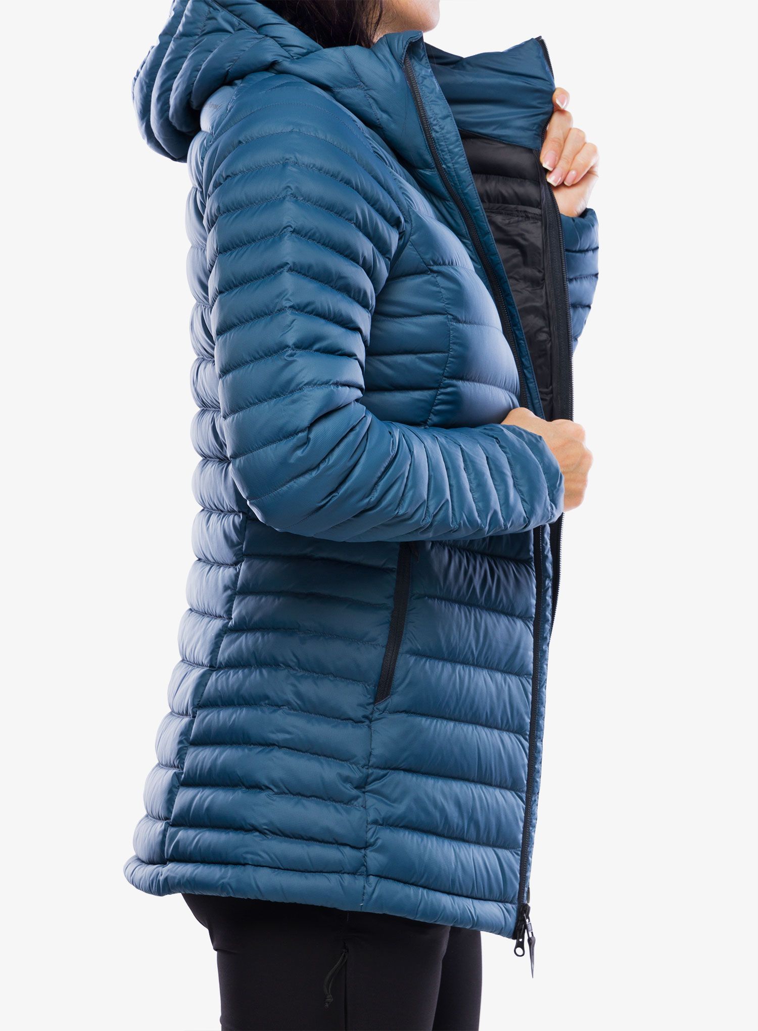 Ženska jakna Black Diamond Access Down Parka - azurite