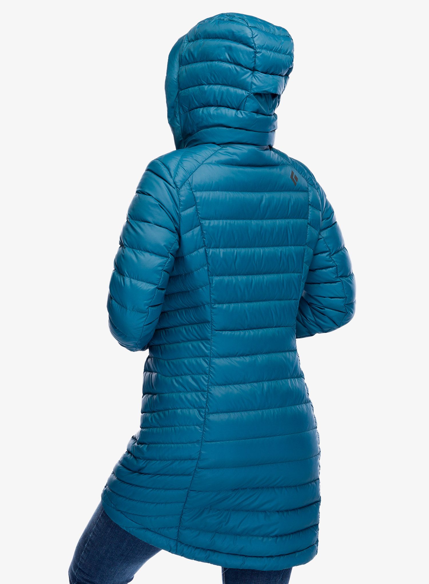 Ženski kaput Black Diamond Access Full Length Dwn Parka - azurite