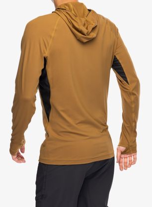 Majica s kapuljačom Black Diamond Alpenglow Pro Hoody - flax
