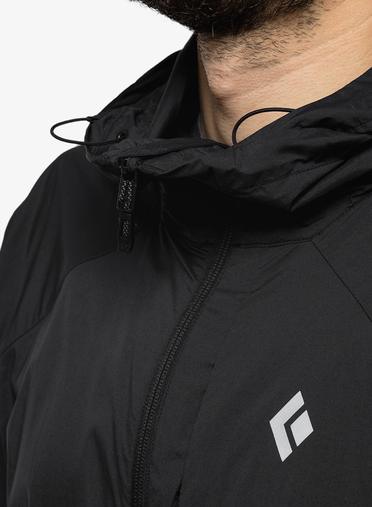 Softshell jakna Black Diamond Alpine Start Hoody - black