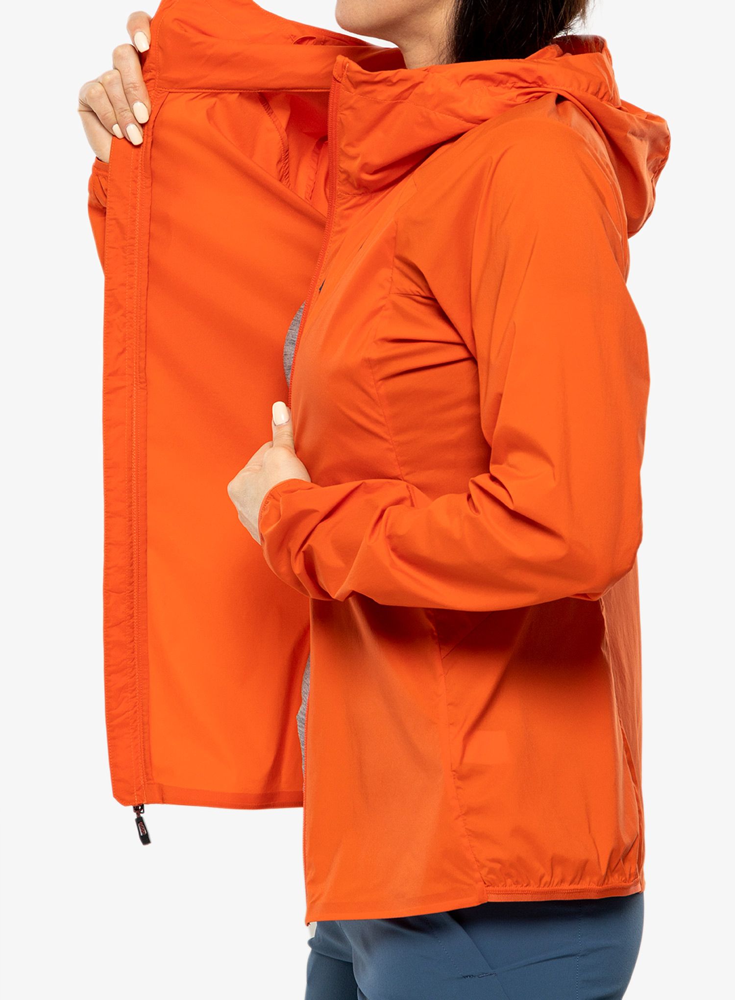 Ženska softshell jakna Black Diamond Alpine Start Hoody - octane