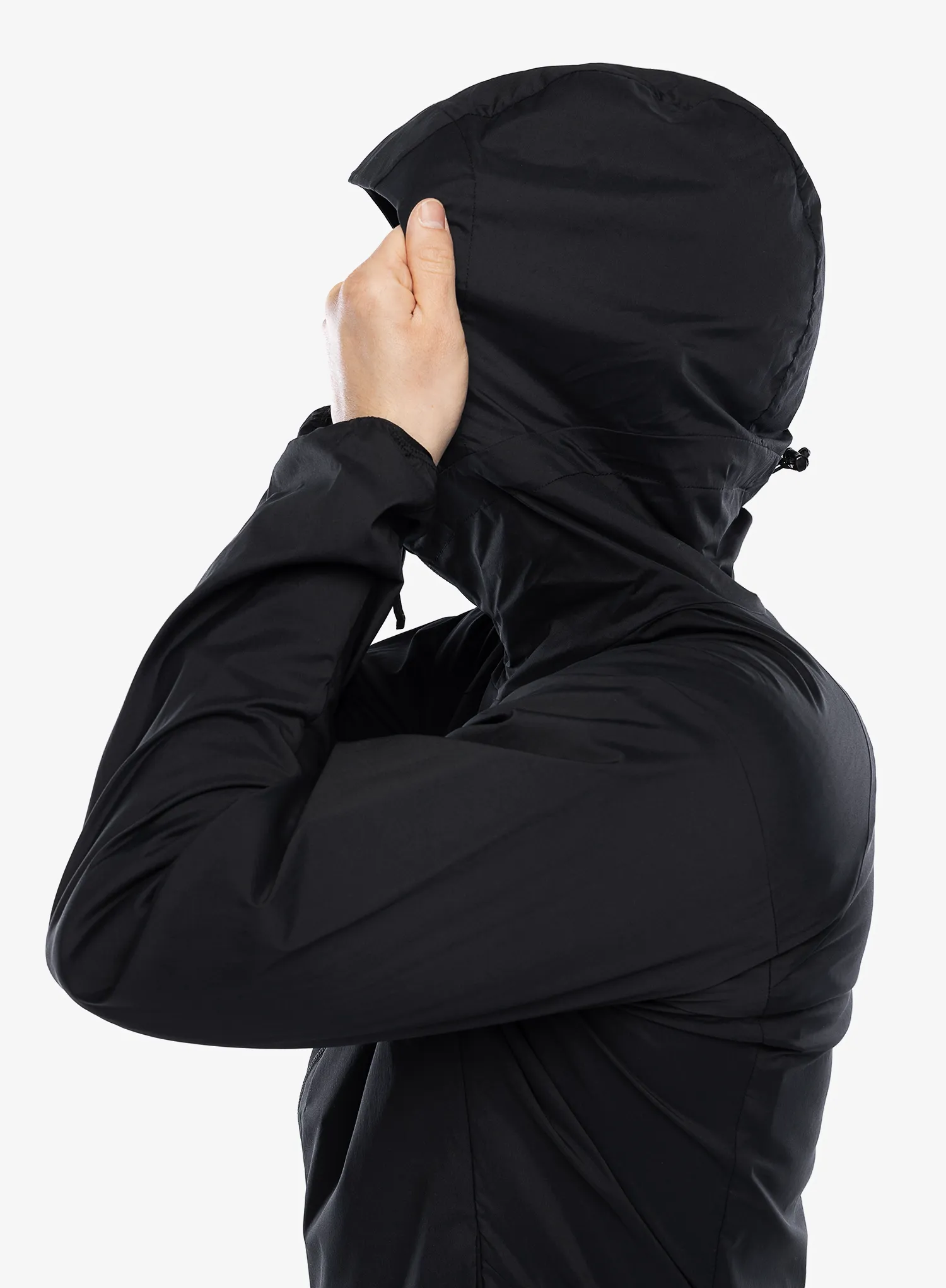 Softshell jakna Black Diamond Alpine Start Insulated Hoody - black/black