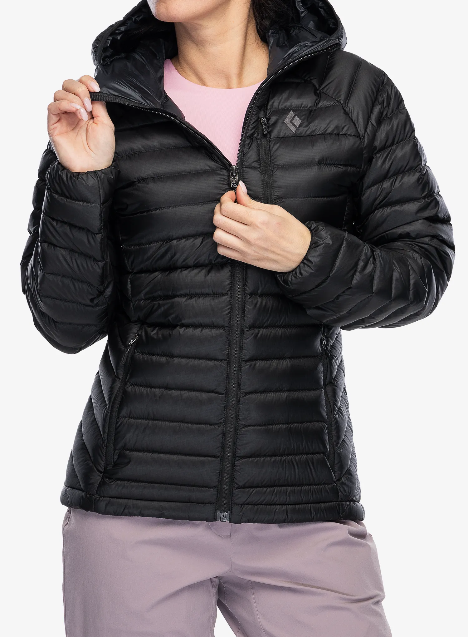 Ženska perjana jakna Black Diamond Approach Down Hoody - blck
