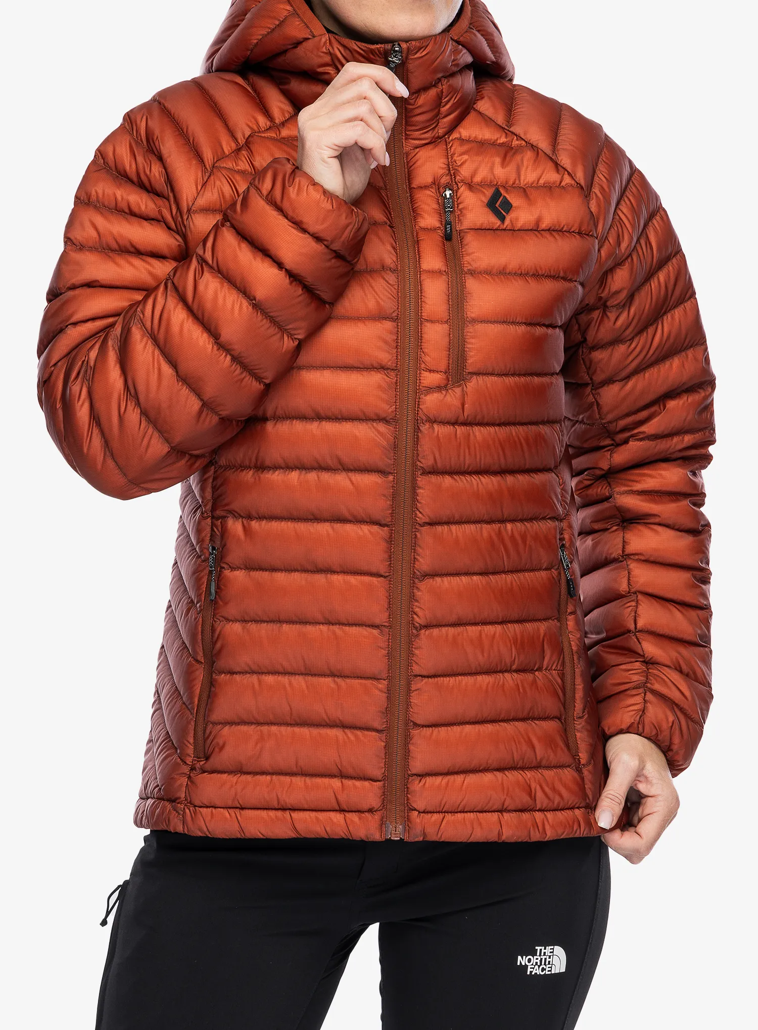 Ženska perjana jakna Black Diamond Approach Down Hoody - burnt sienna