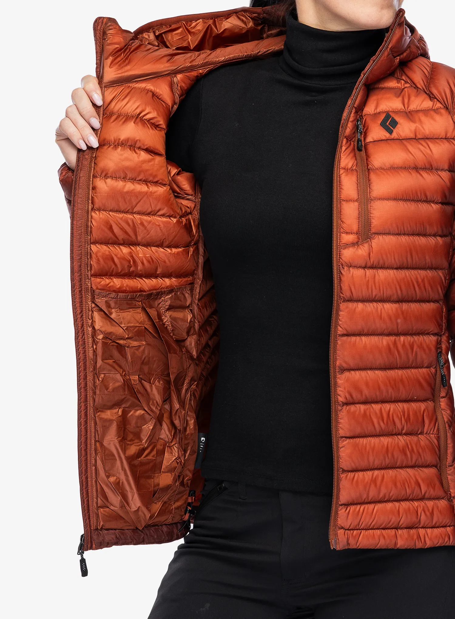 Ženska perjana jakna Black Diamond Approach Down Hoody - burnt sienna
