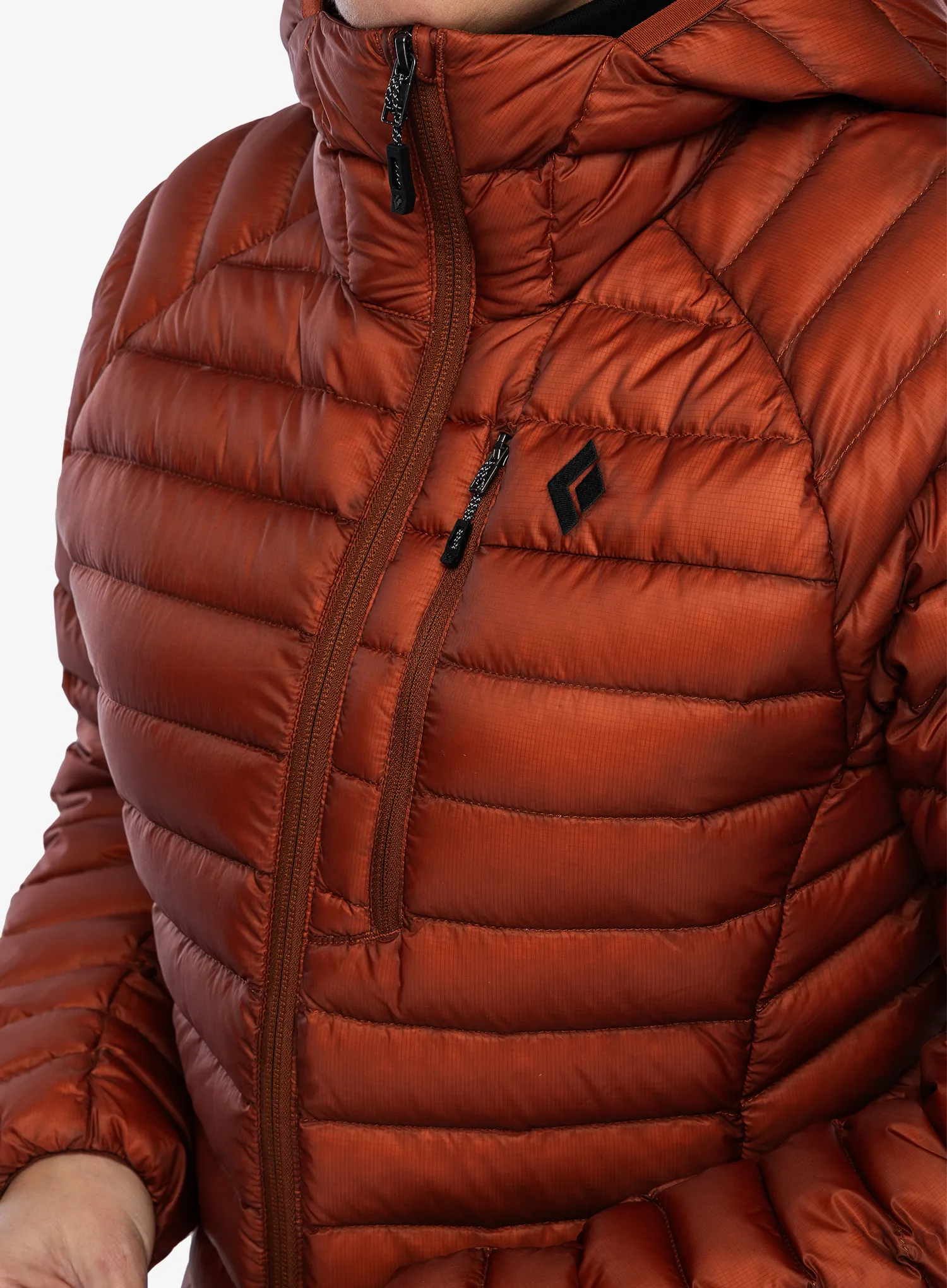 Ženska perjana jakna Black Diamond Approach Down Hoody - burnt sienna