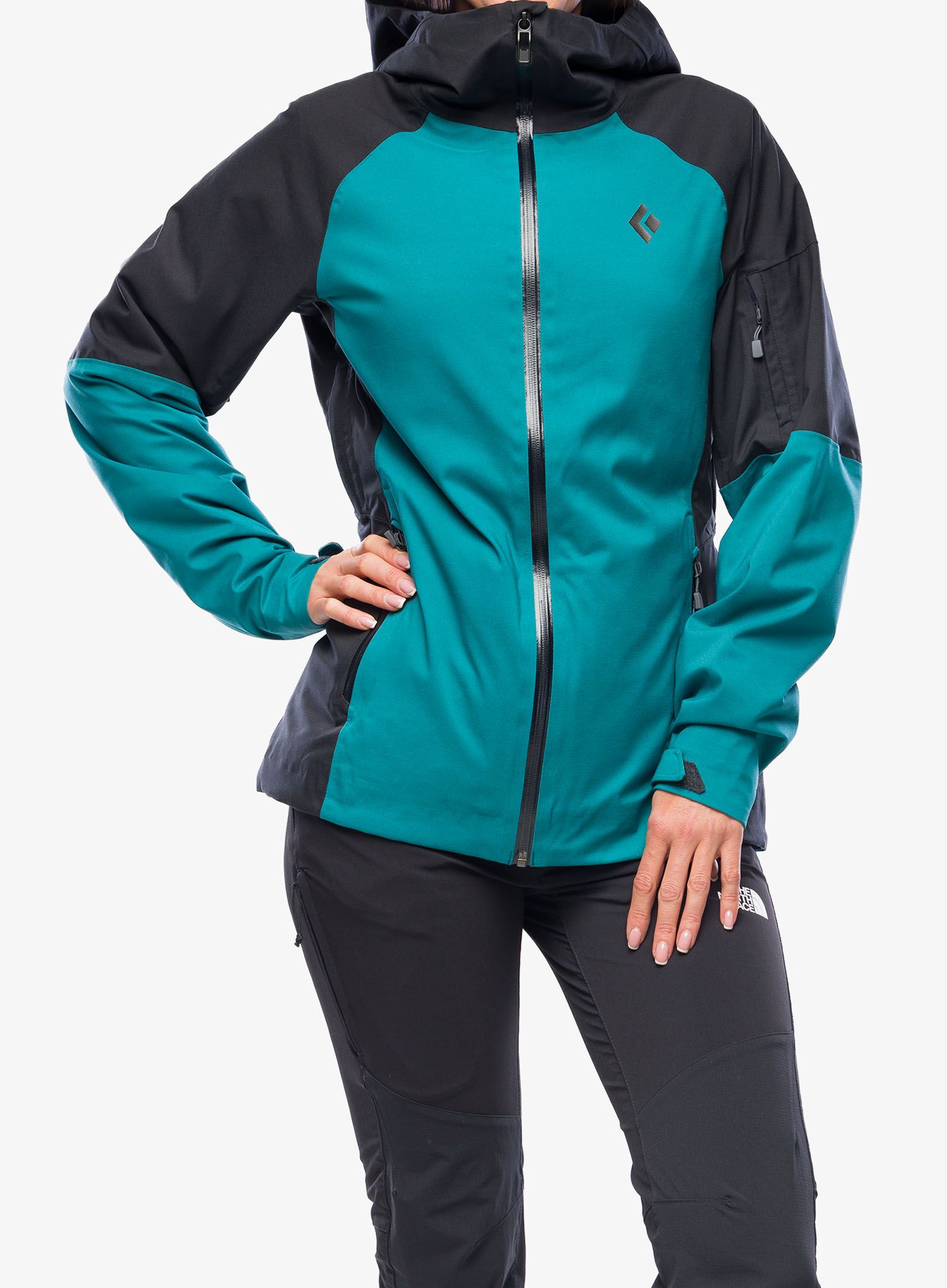 Ženska jakna Black Diamond BoundaryLine Insulated Jacket - sea pine/black