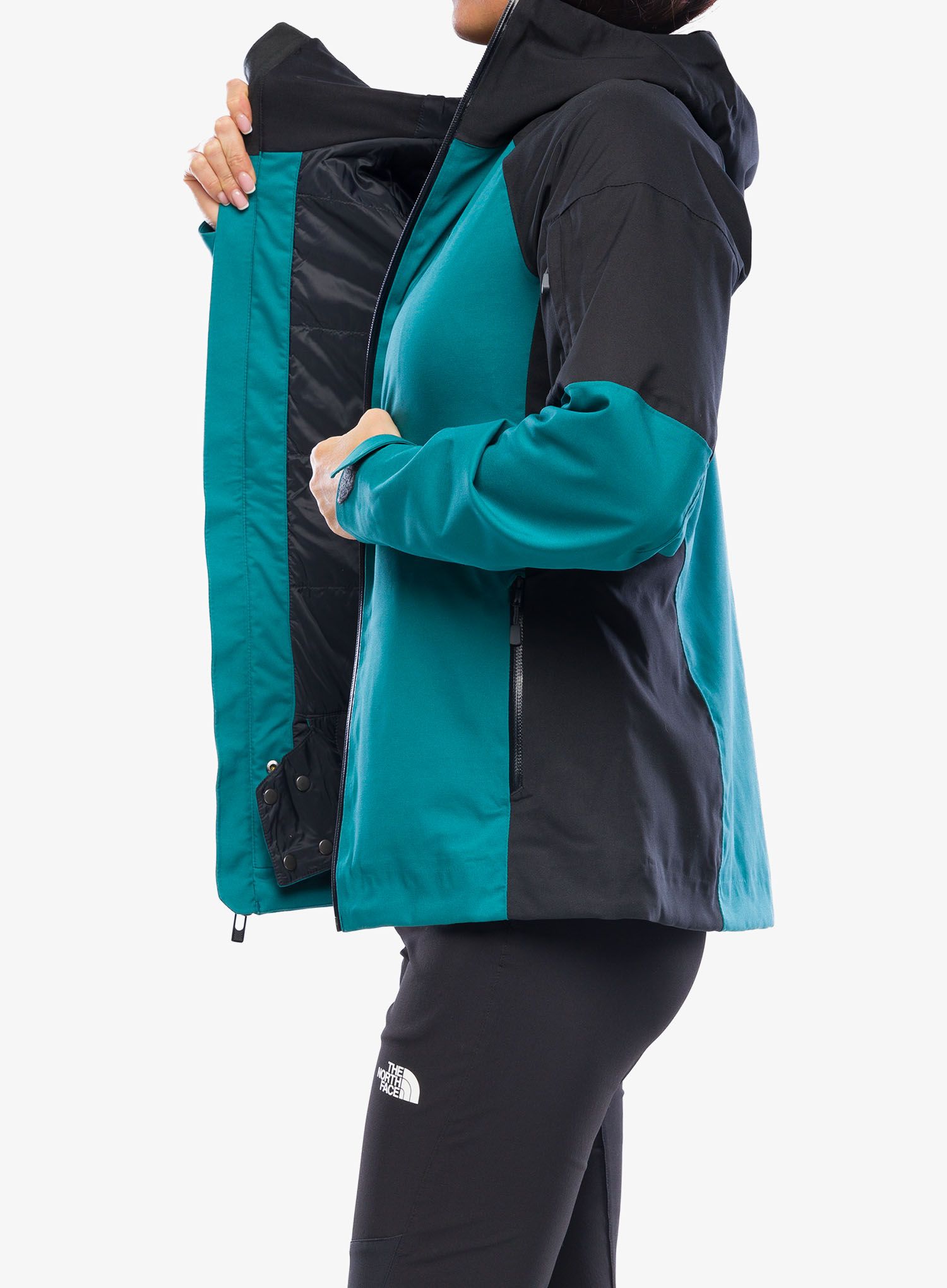 Ženska jakna Black Diamond BoundaryLine Insulated Jacket - sea pine/black