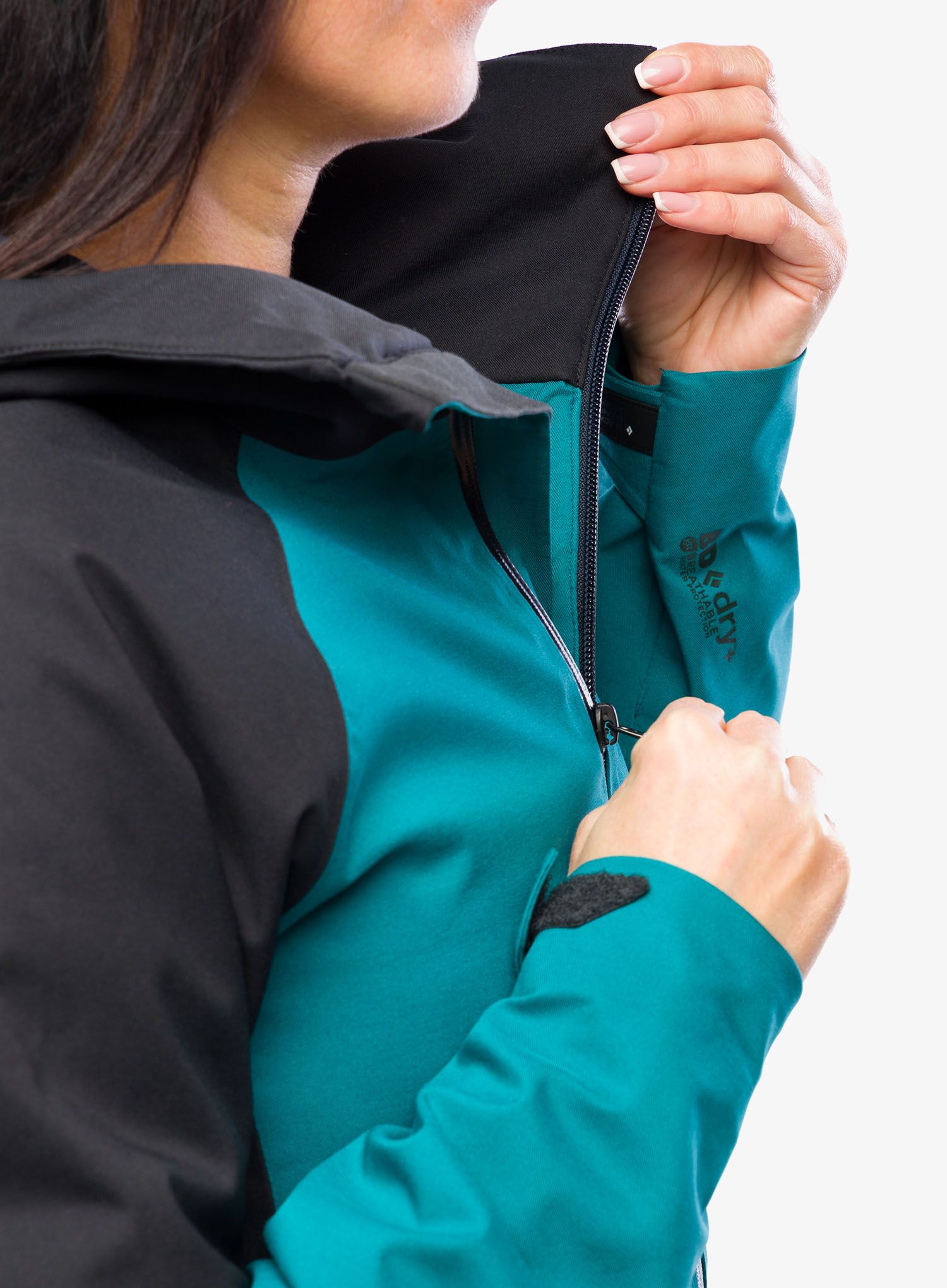 Ženska jakna Black Diamond BoundaryLine Insulated Jacket - sea pine/black