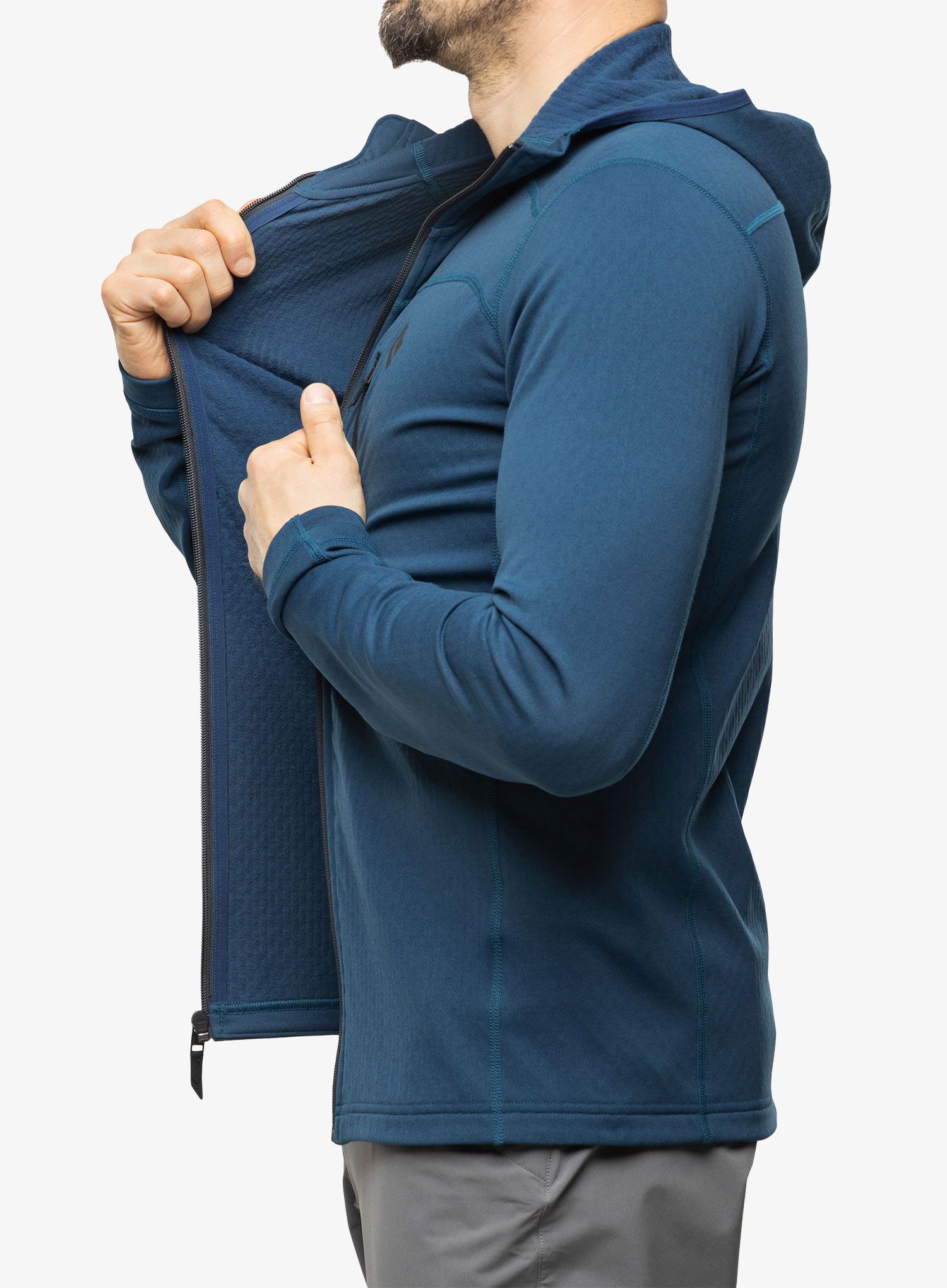 Majica s kapuljačom Black Diamond Coefficient Fleece Hoody - azurite