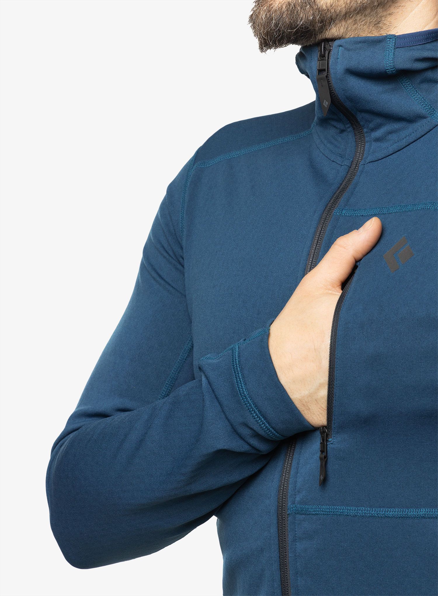 Majica s kapuljačom Black Diamond Coefficient Fleece Hoody - azurite