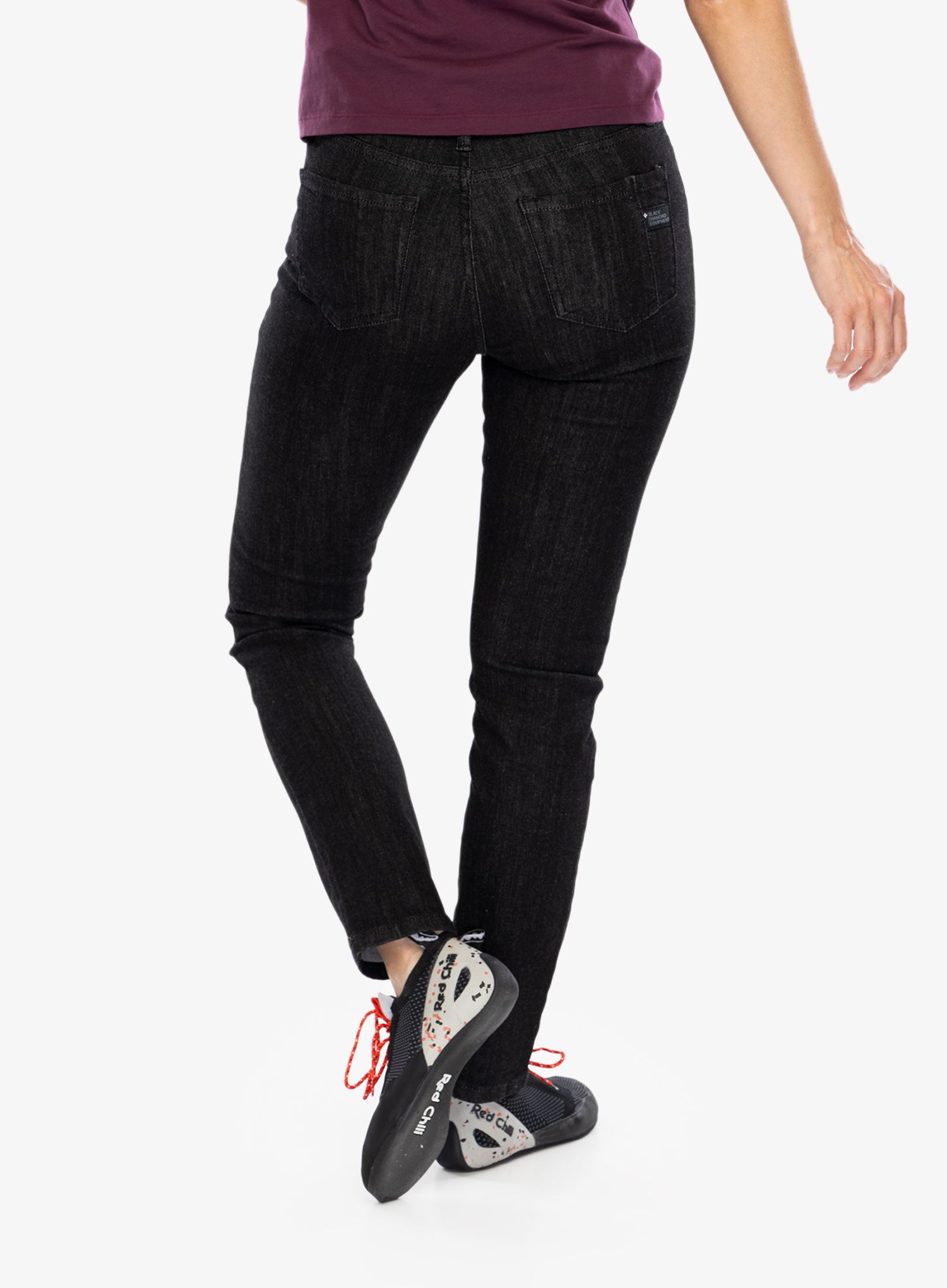 Ženske hlače Black Diamond Crag Denim - black
