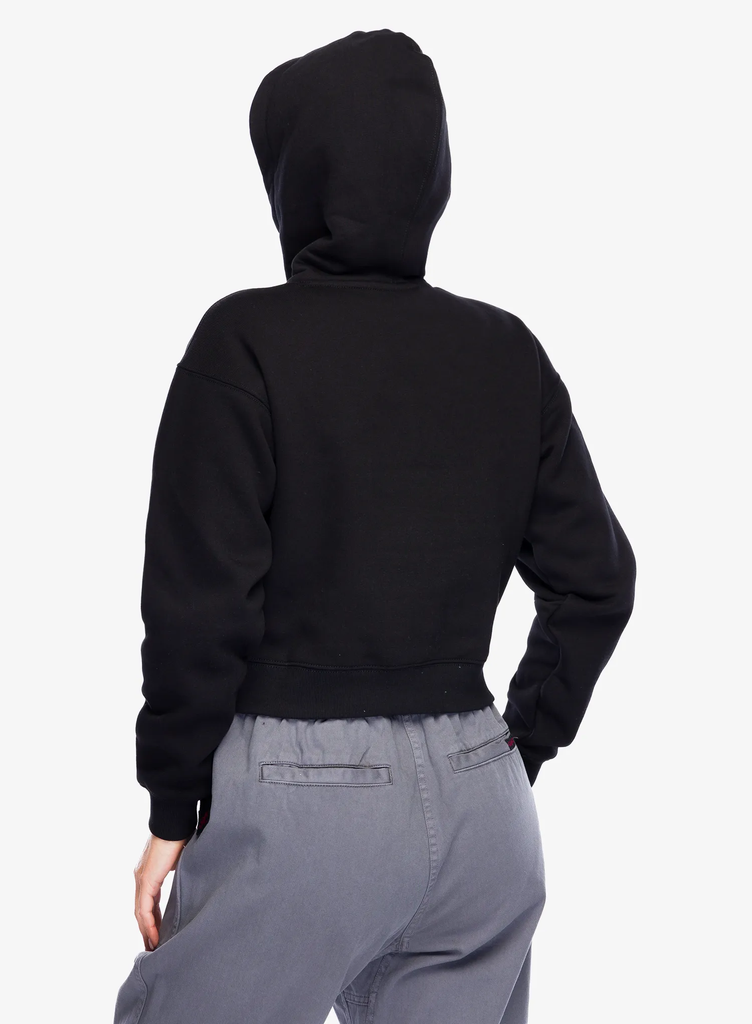 Dukserica s kapuljačom ženska Black Diamond Crop Pullover Hoody - black