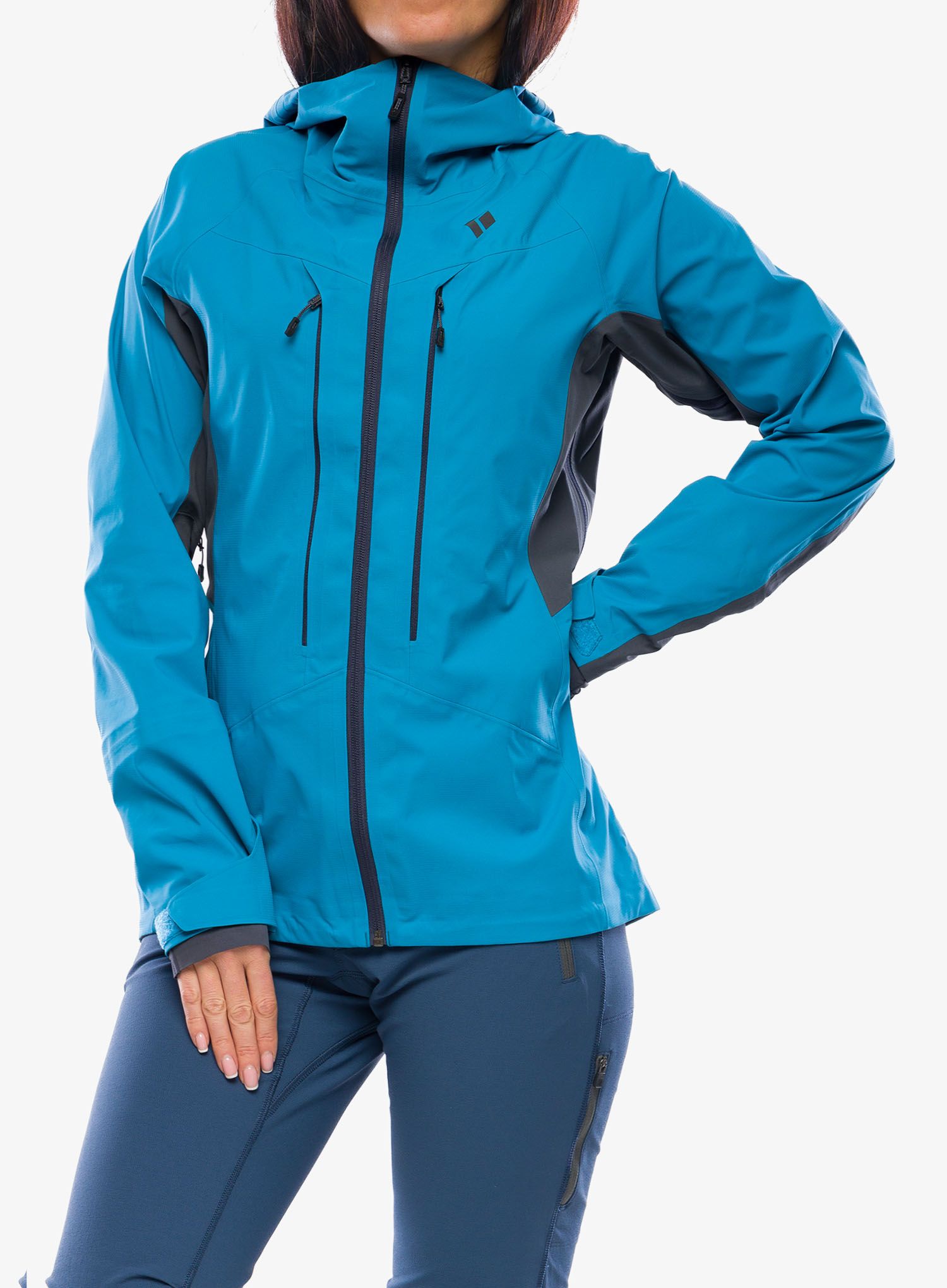 Ženska jakna Black Diamond Dawn Patrol Hybrid Shell - azul