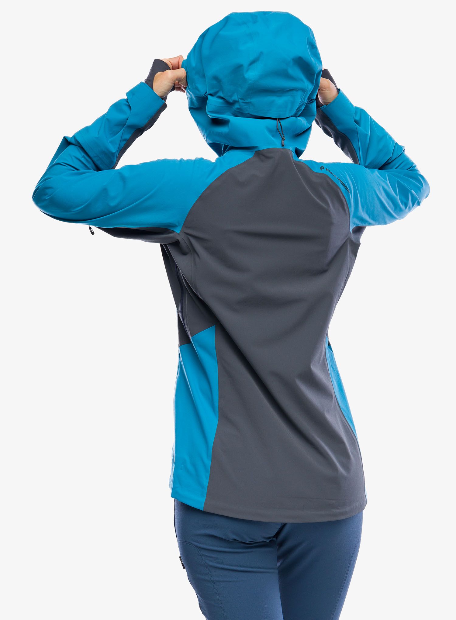Ženska jakna Black Diamond Dawn Patrol Hybrid Shell - azul