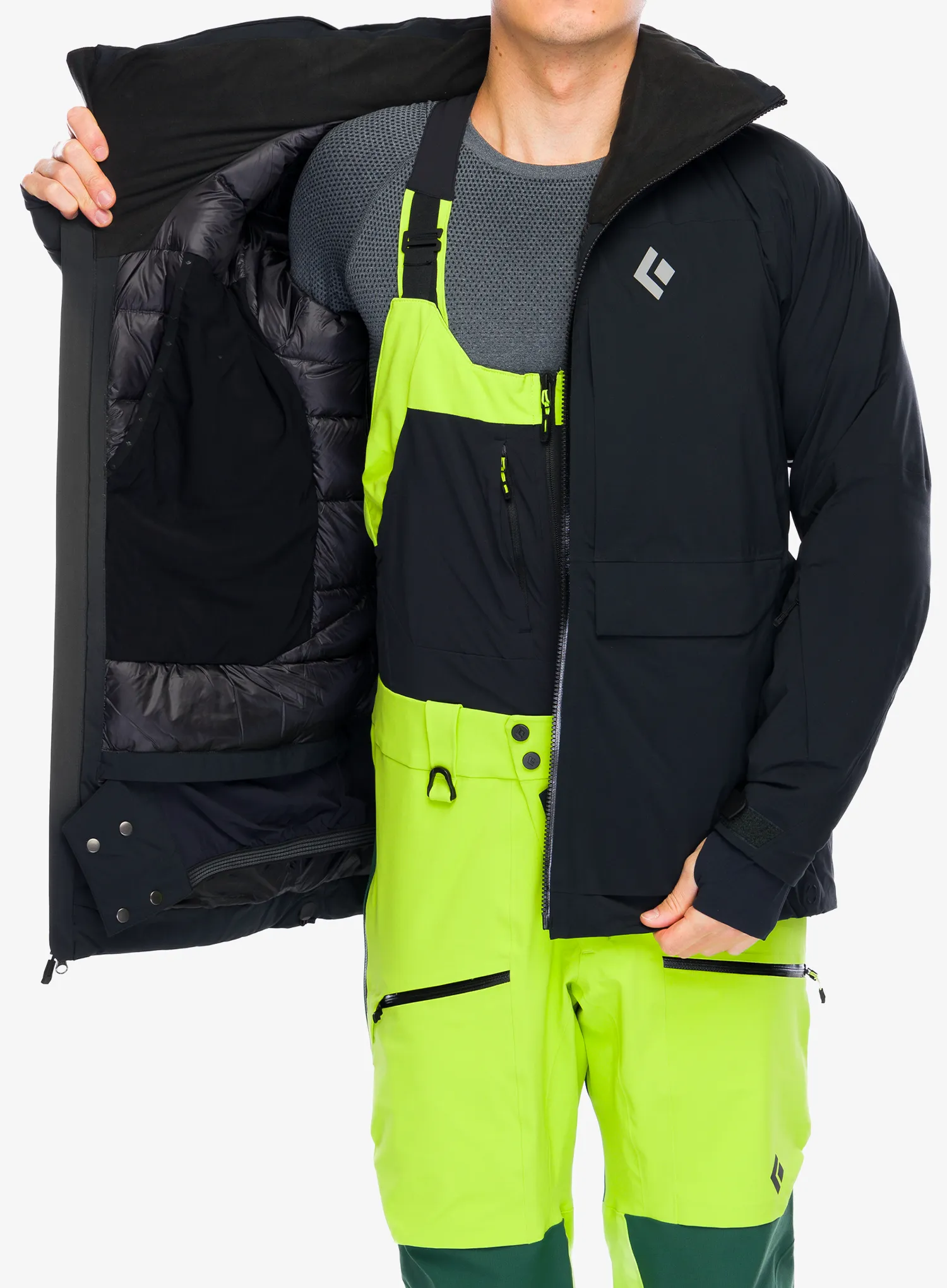 Pernata jakna Black Diamond Factor Insulated Parka - black