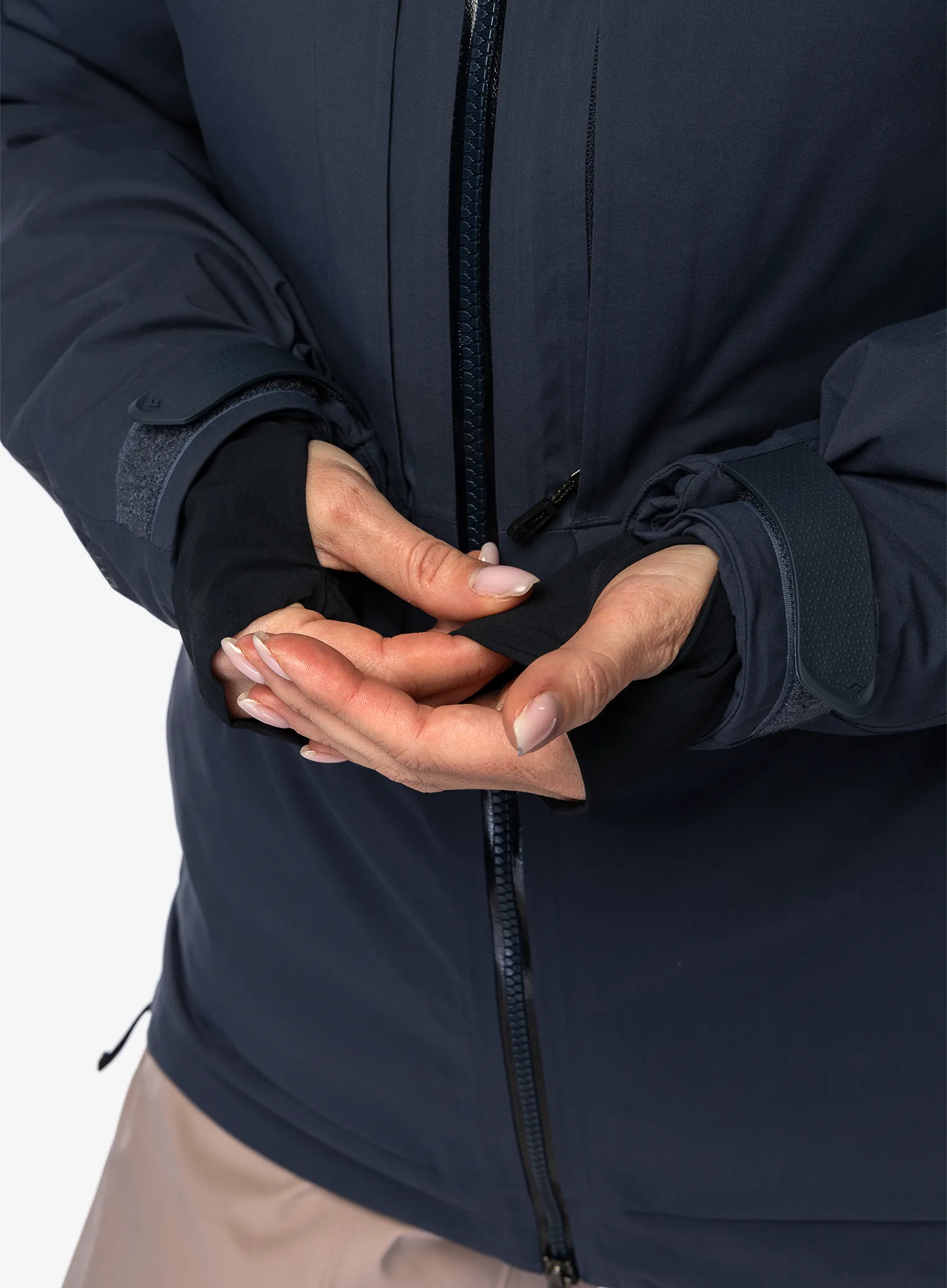 Ženska perjana jakna Black Diamond Factor Insulated Parka - charcoal