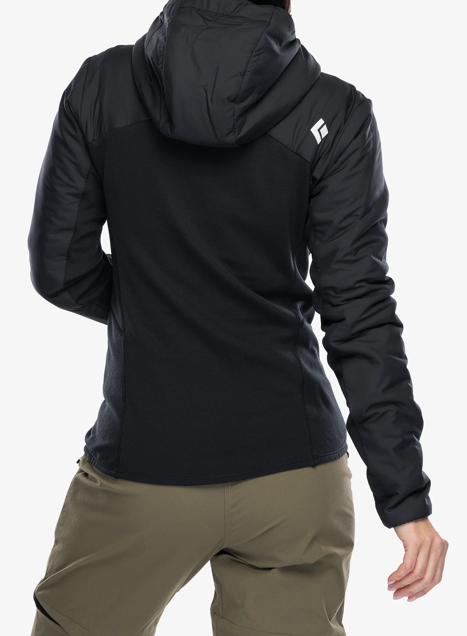 Jakna s postavom ženska Black Diamond First Light Hybrid Hoody