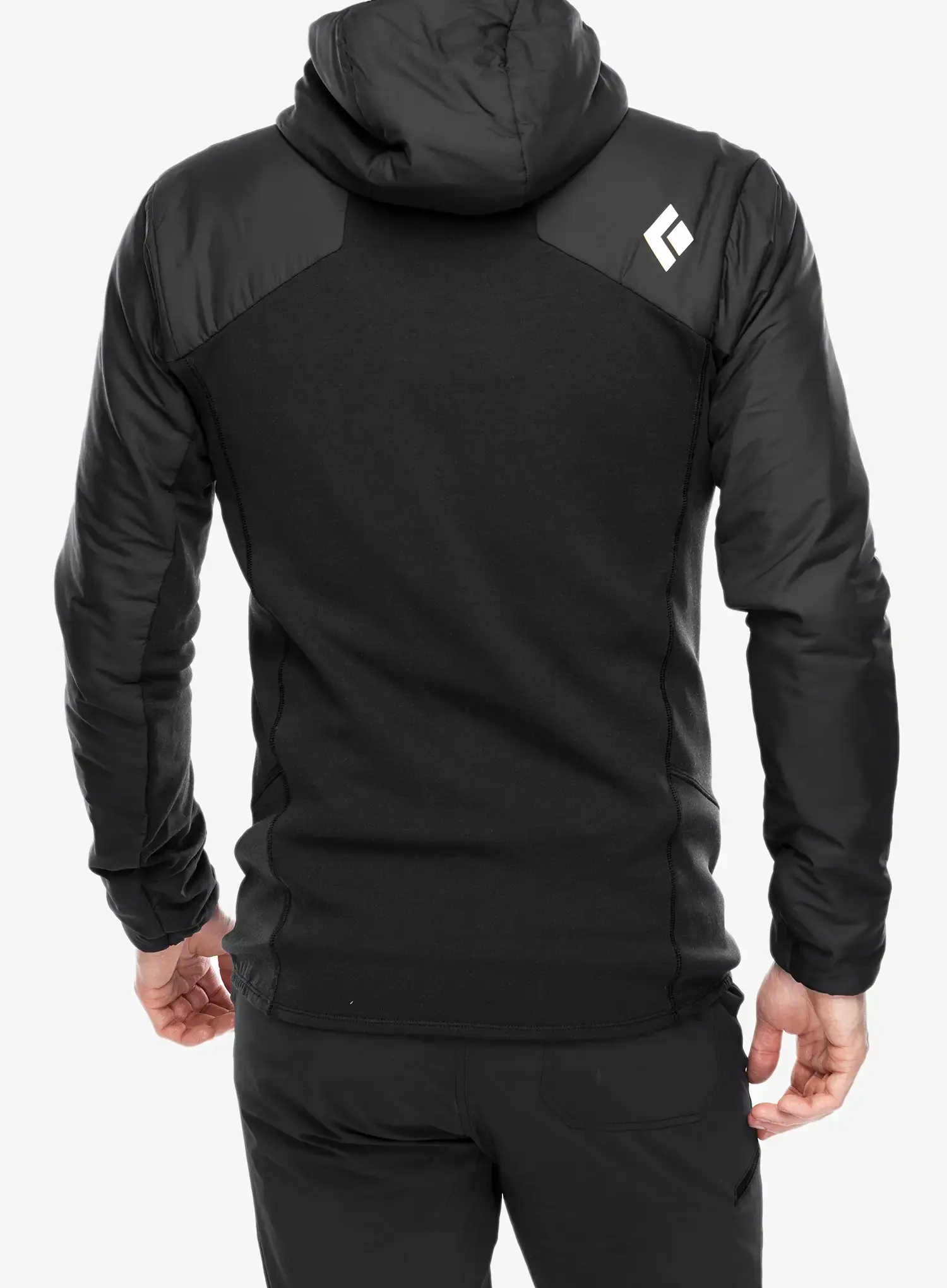 Jakna s postavom Black Diamond First Light Hybrid Hoody - blck/blck